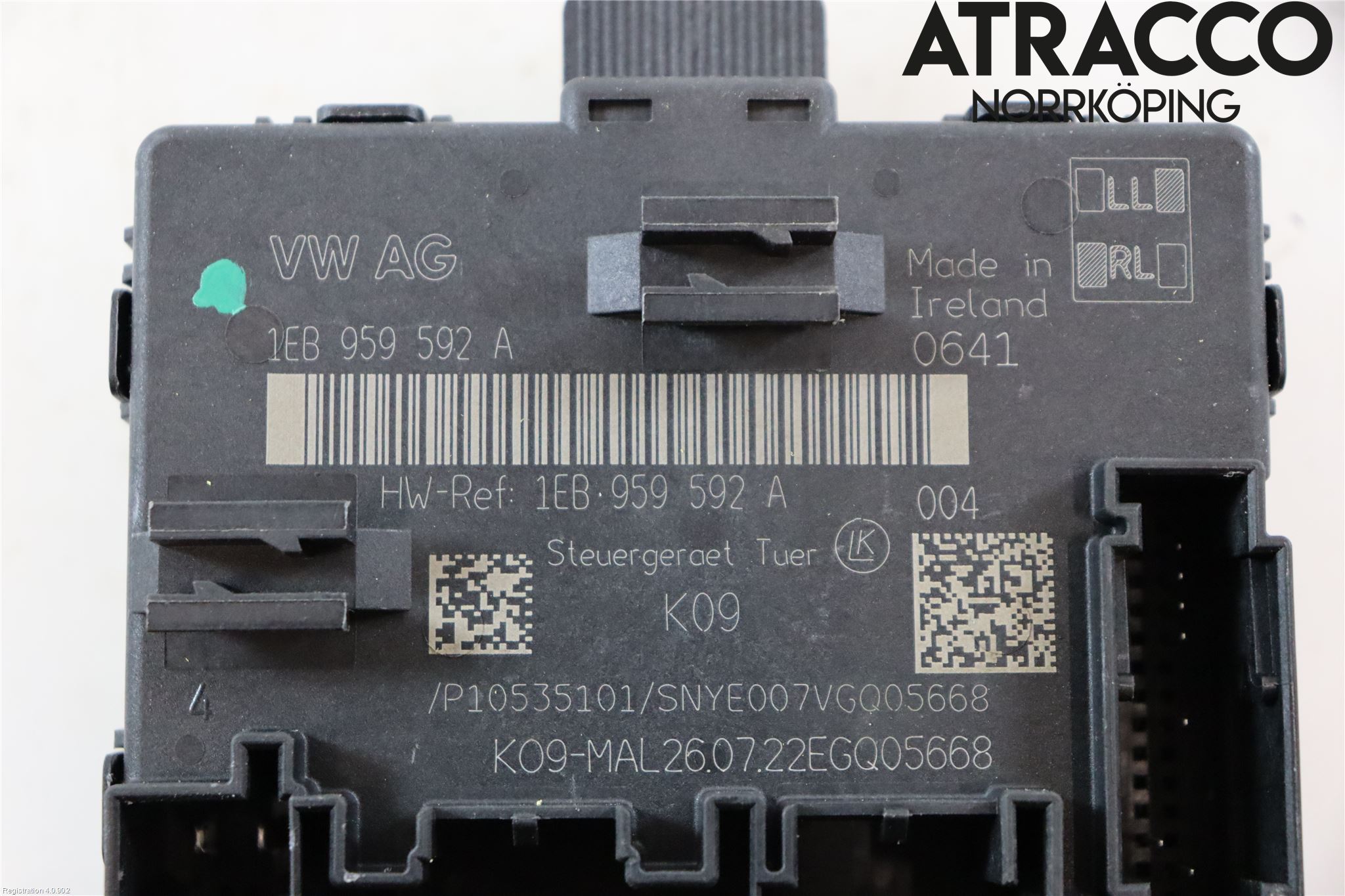 Audi Q4 E-TRON FZ 22- Styrenhet Dörr