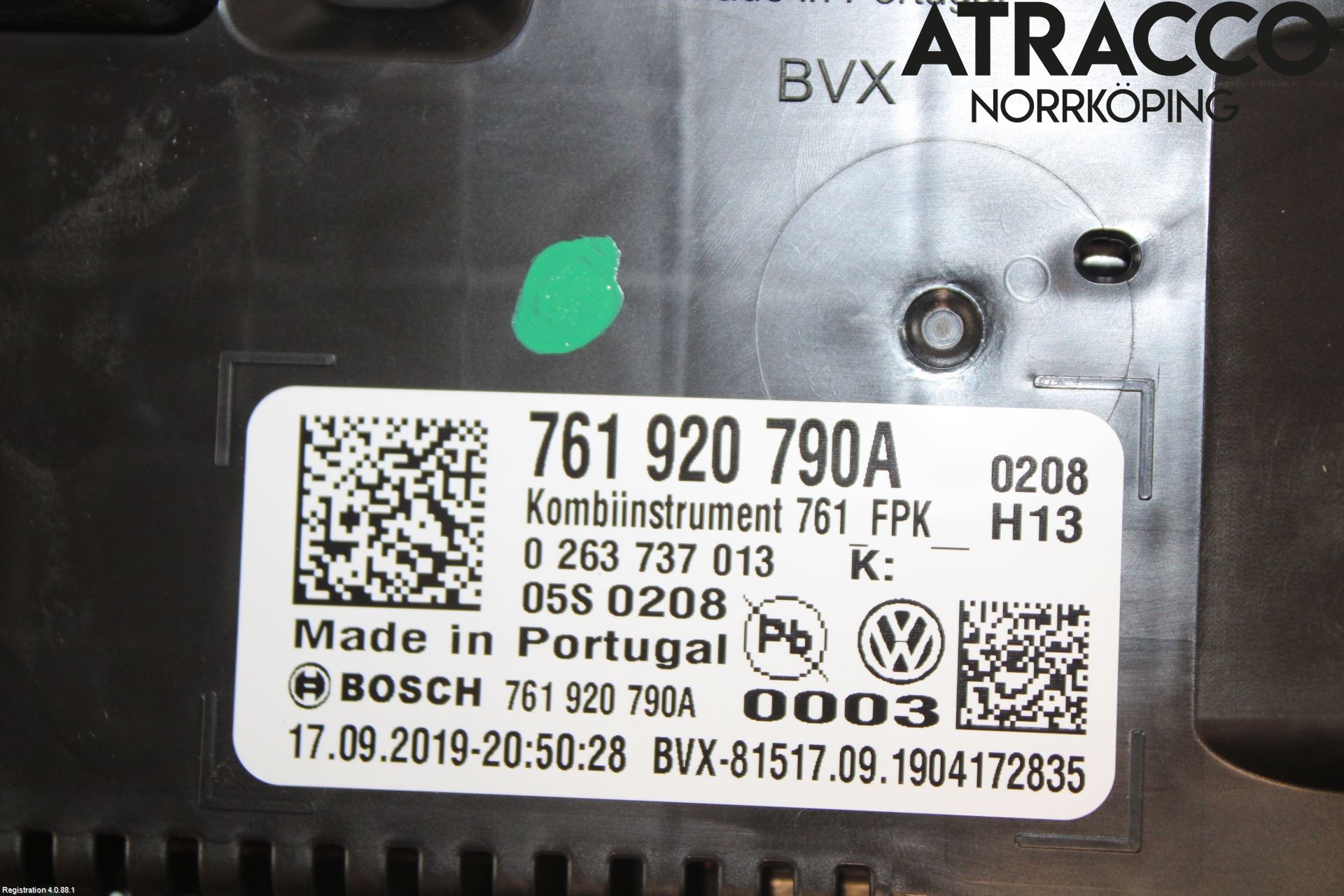 Volkswagen VW TOUAREG CR 18- Instrument Komb