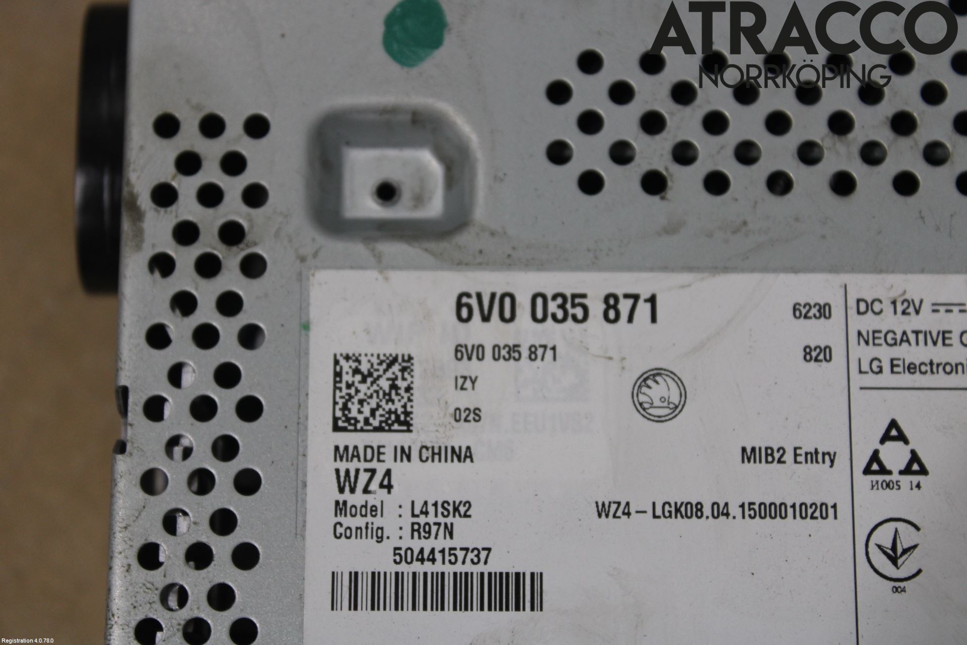 Skoda FABIA 15-21 Multifunktionsdisplay