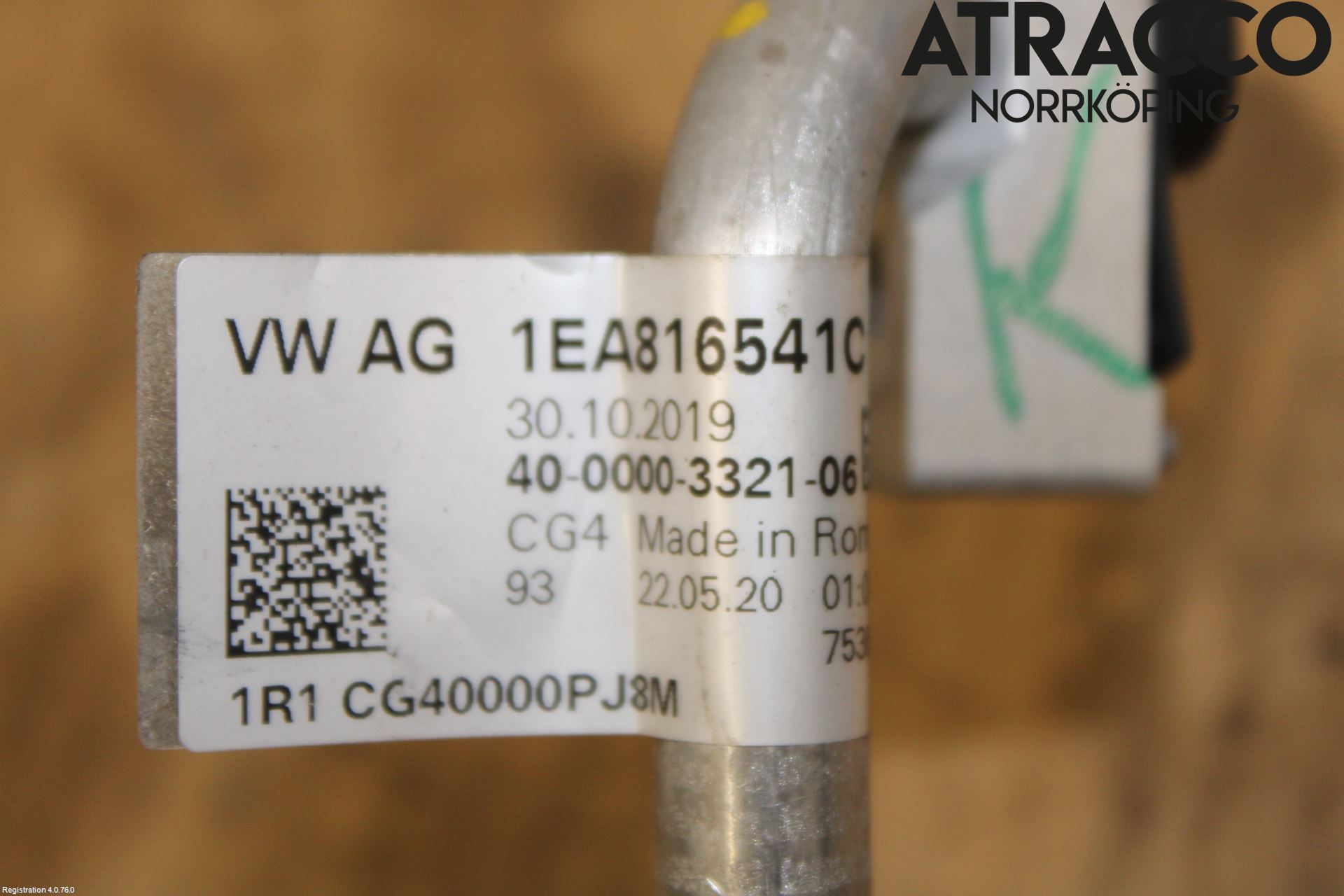 Volkswagen VW ID.3 21- Ac Slang-Rör