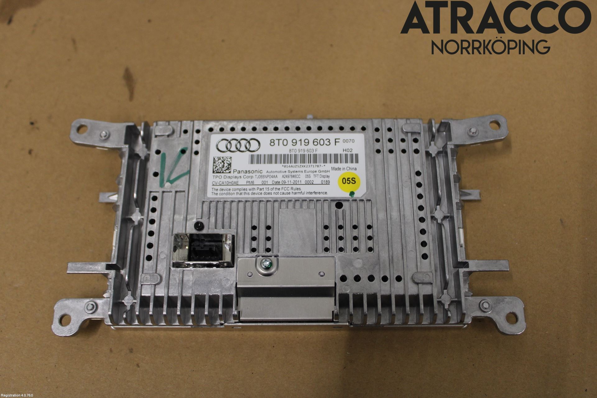 Audi A4 12-15 Multifunktionsdisplay