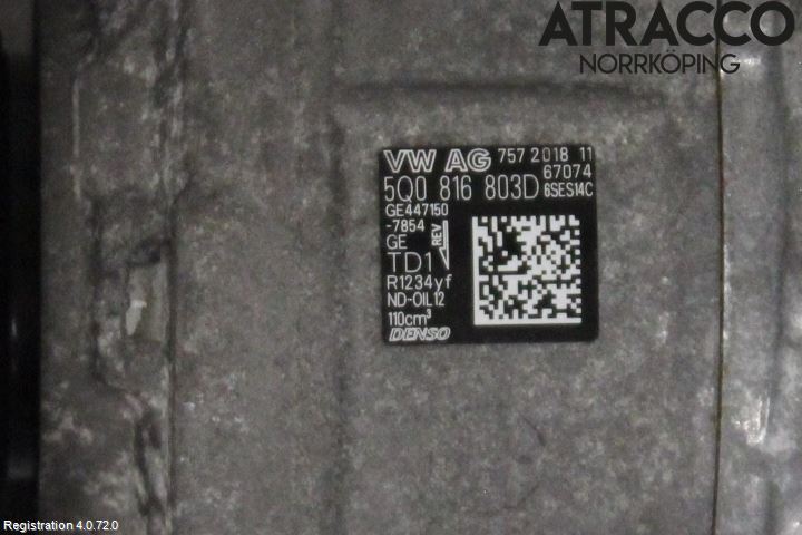 Volkswagen VW POLO VI 18->> Ac Kompressor