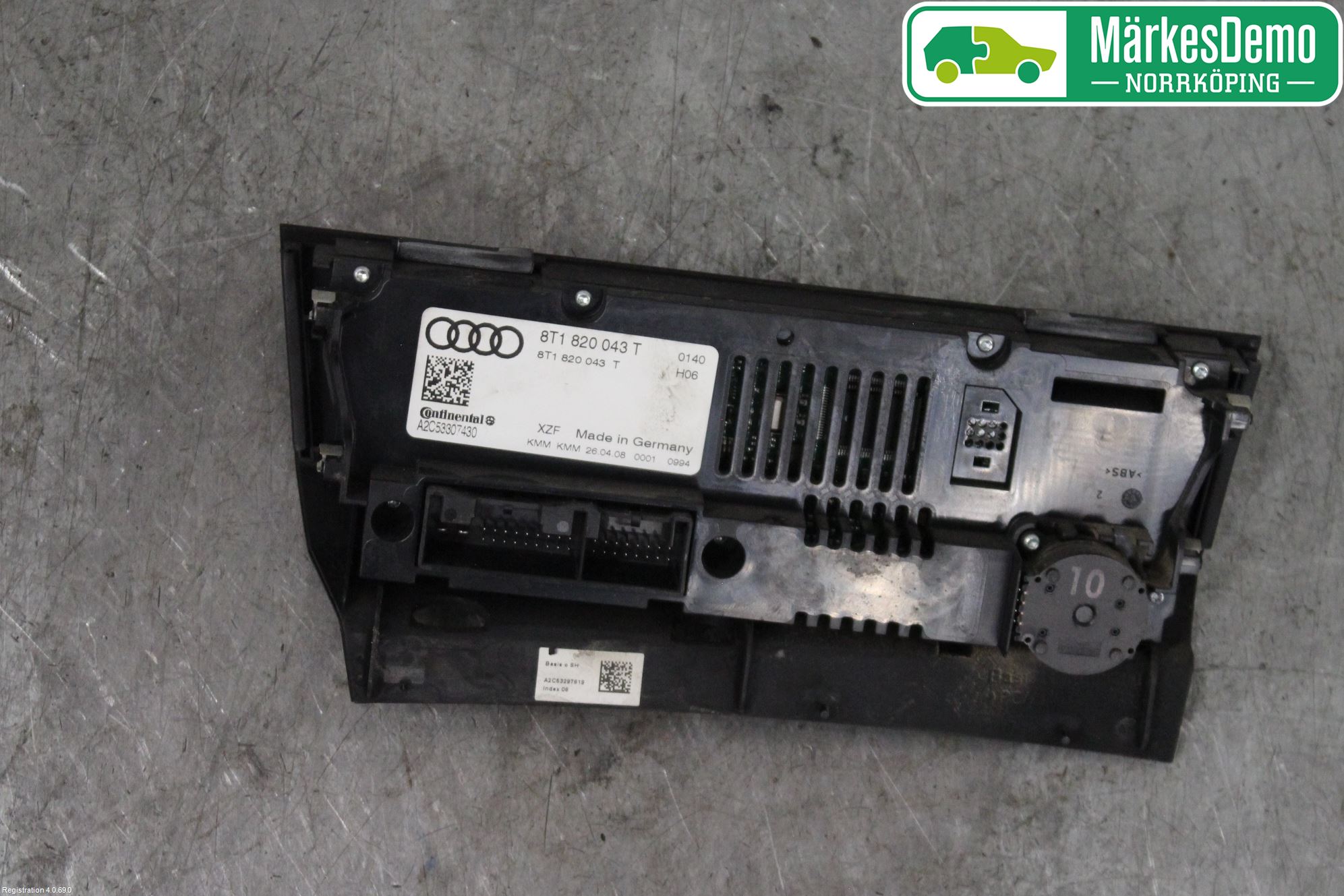 Audi A4/S4 08-11 Värmereglage