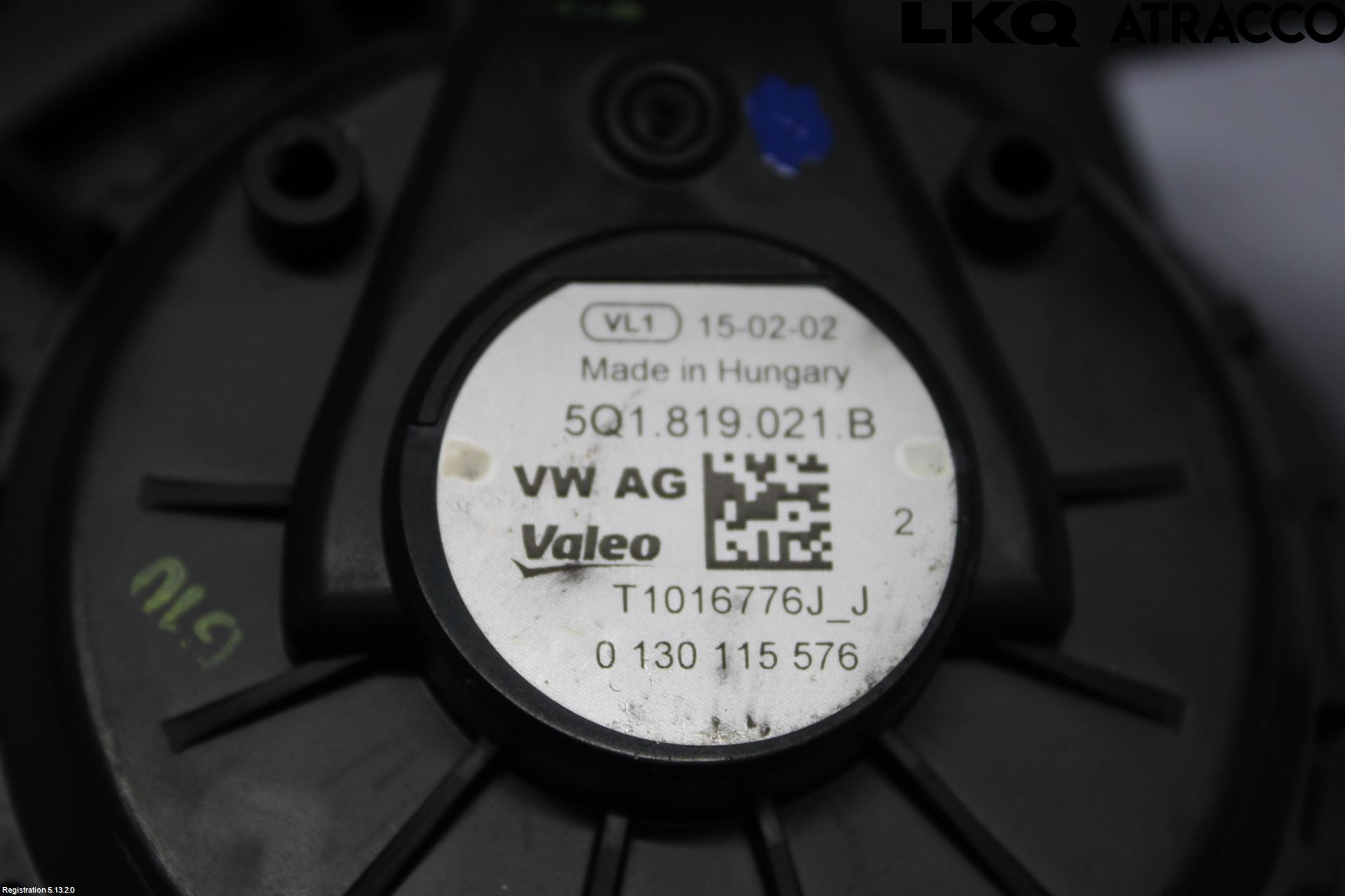 Volkswagen VW GOLF / E-GOLF VII 13-20 Värmefläkt