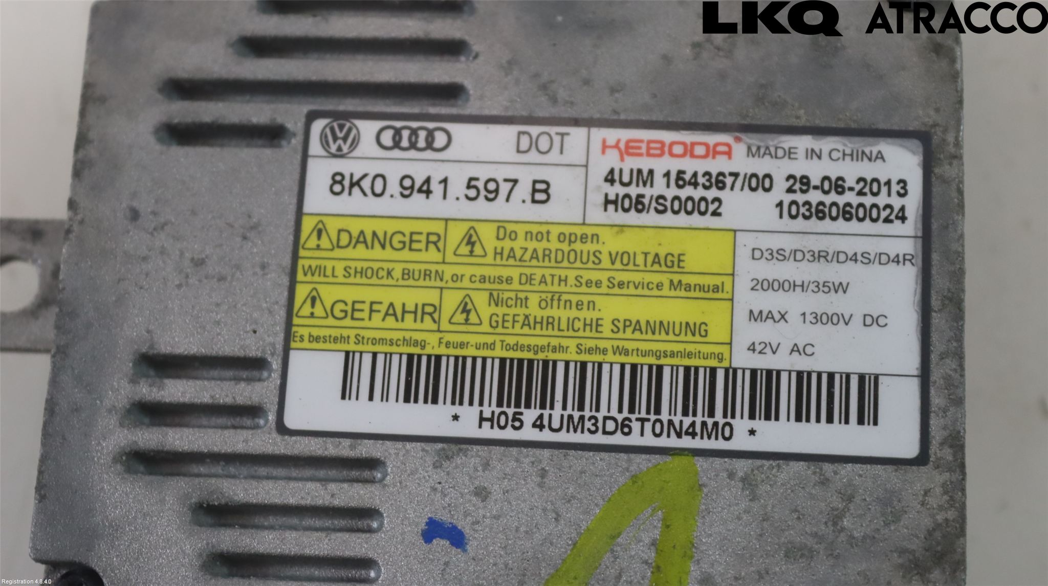 Audi A3/S3 05-13 Styrenhet Strålkastare