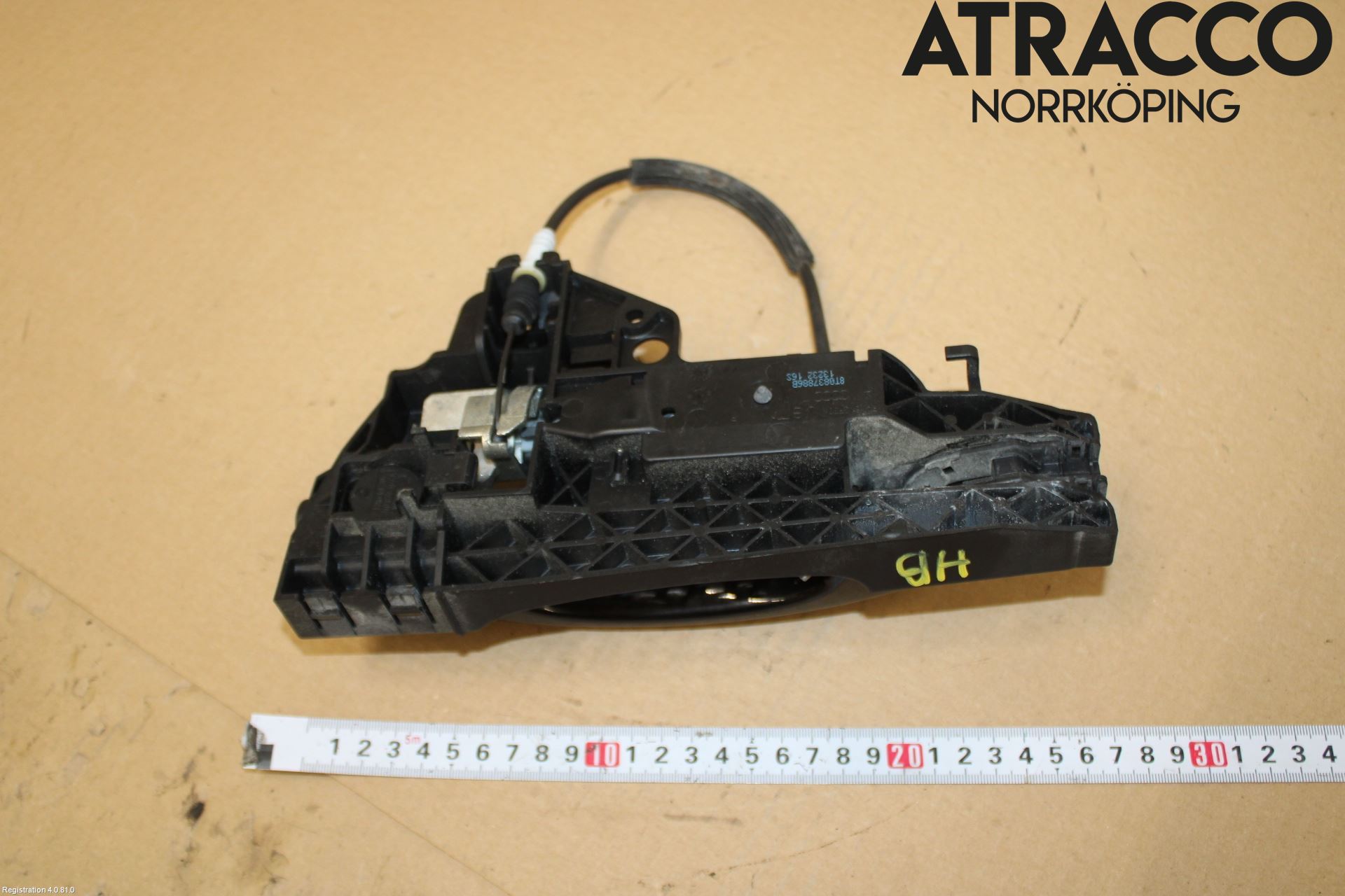 Audi A1/S1 11-18 Dörrhandtag Yttre Hö