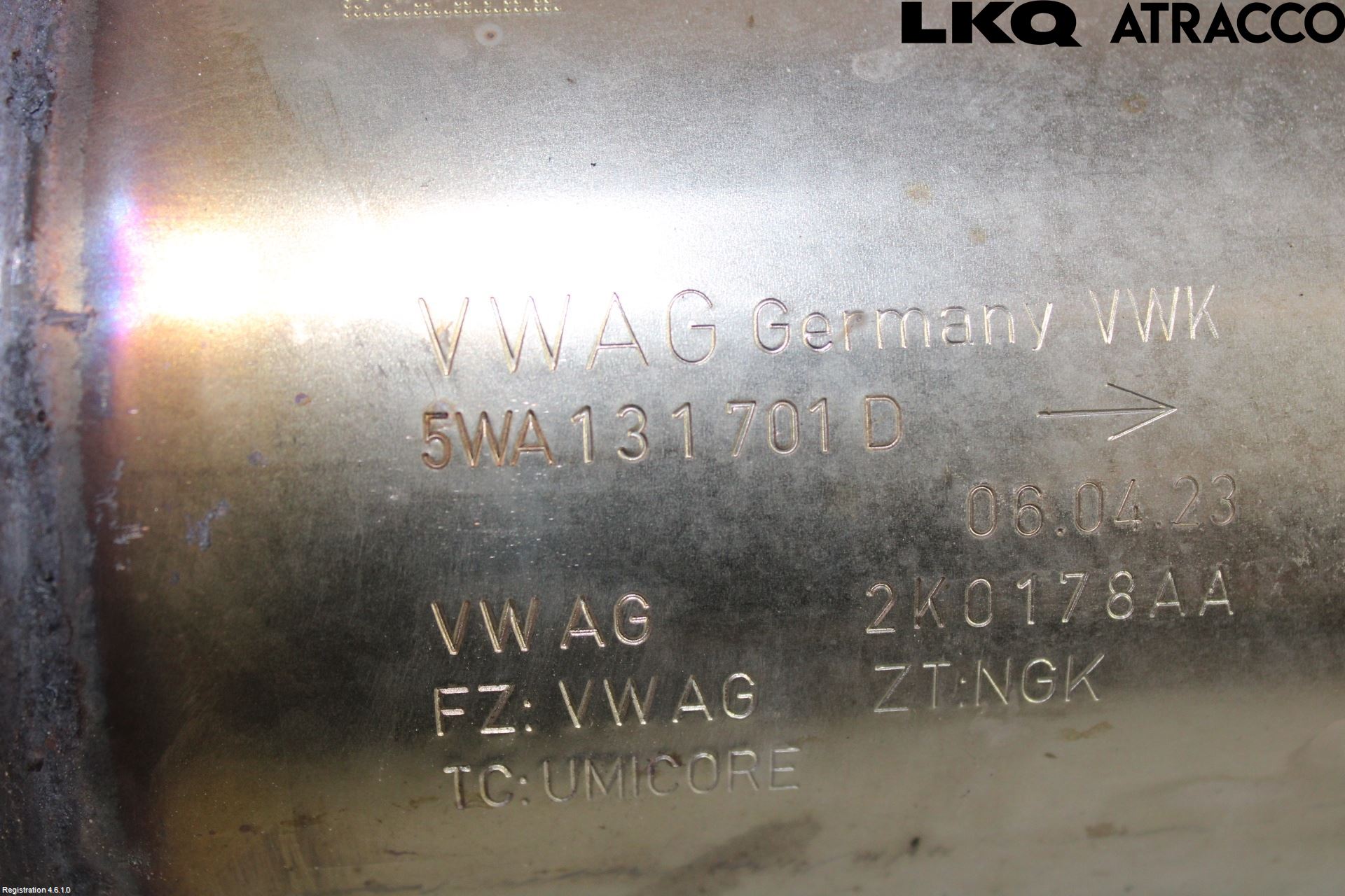 Volkswagen VW GOLF / E-GOLF VIII 20- Katalysator
