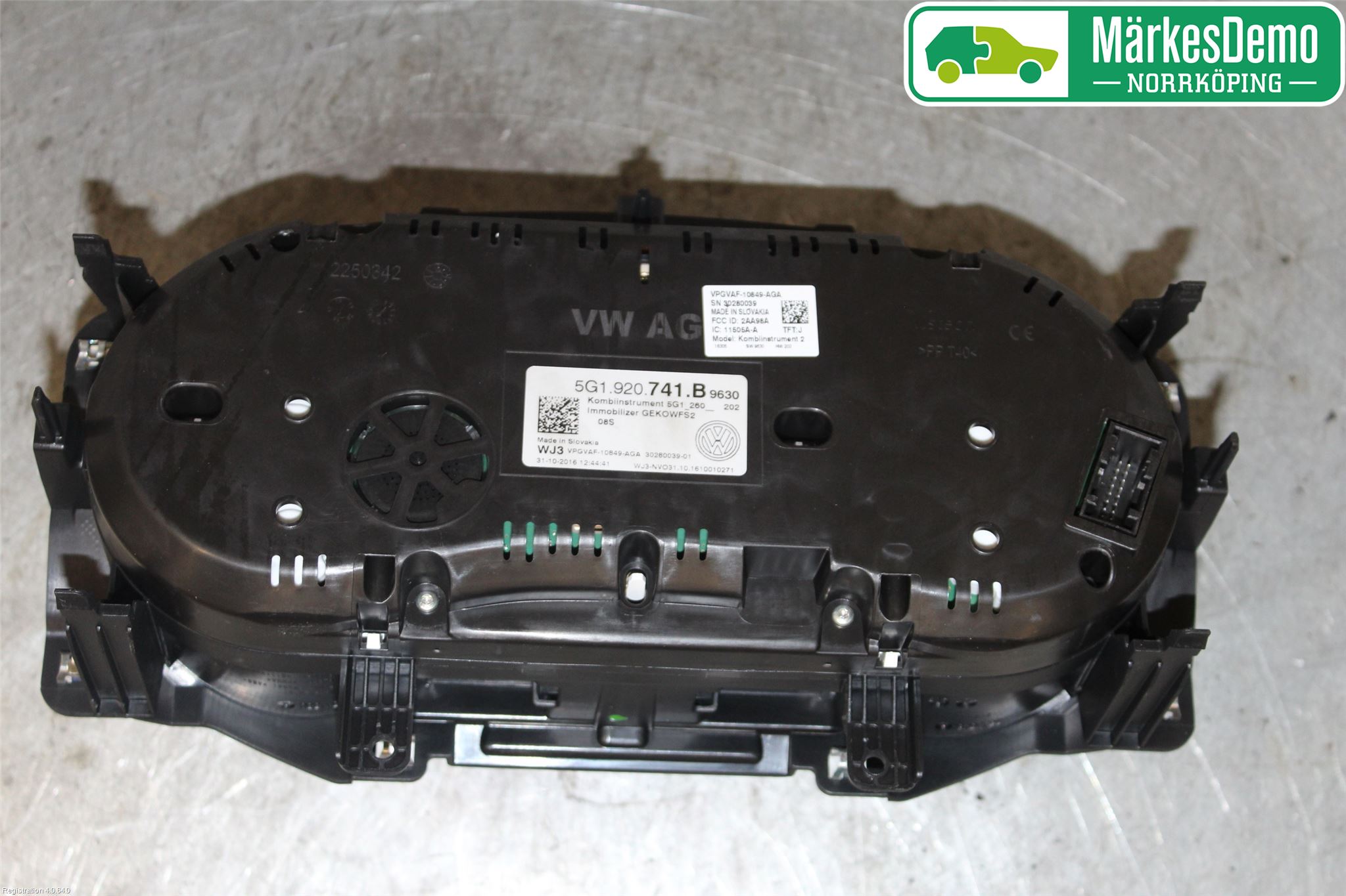 Volkswagen VW GOLF / E-GOLF VII 13-20 Instrument Komb