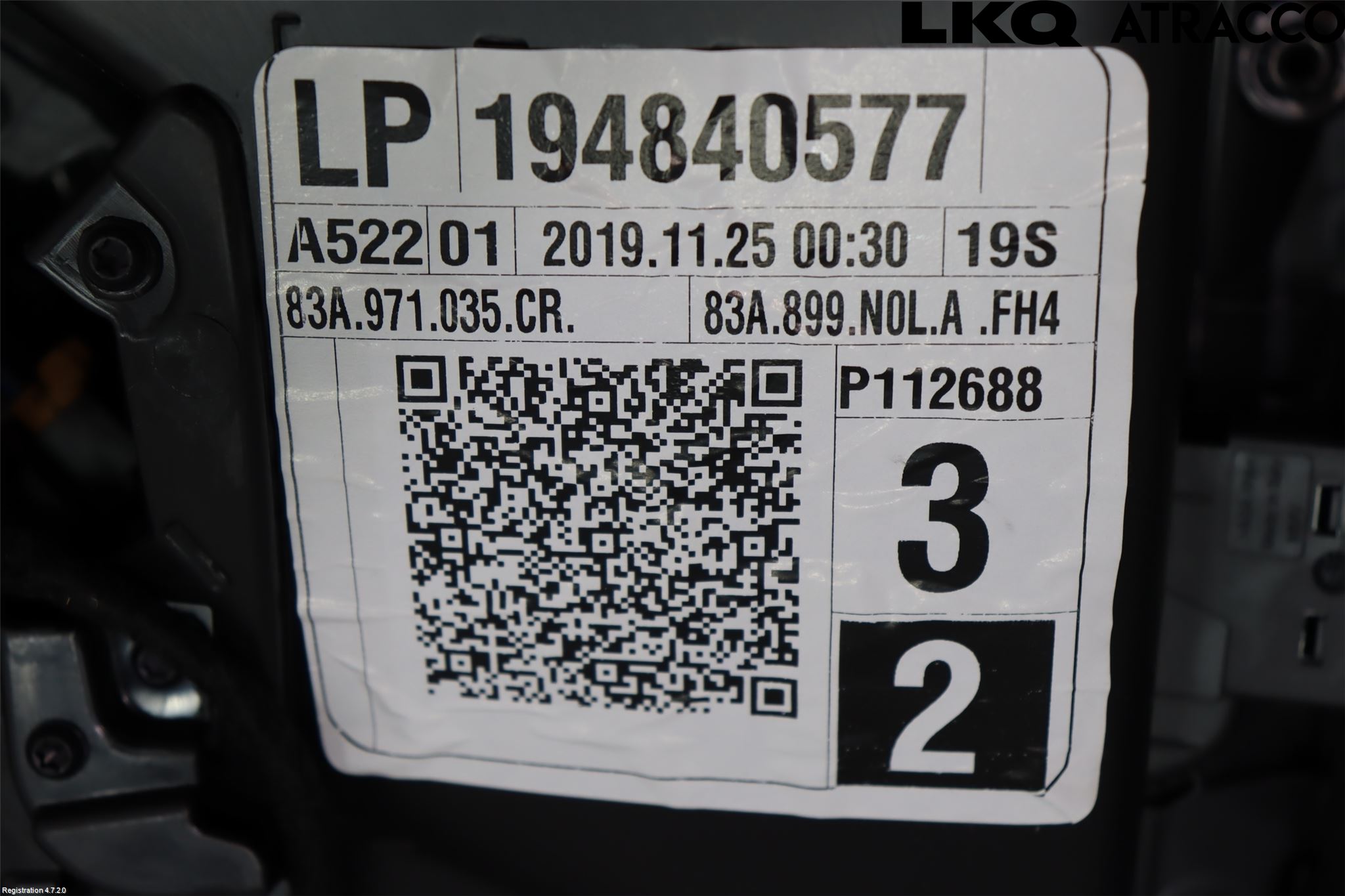 Audi Q3 F3 19- Dörrklädsel Vä