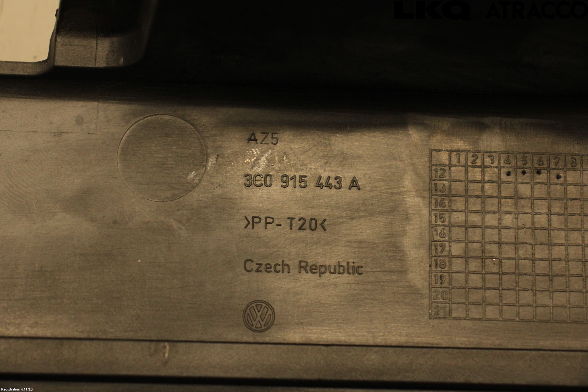 Audi A3/S3 05-13 Batterilåda-Fäste-Hållare