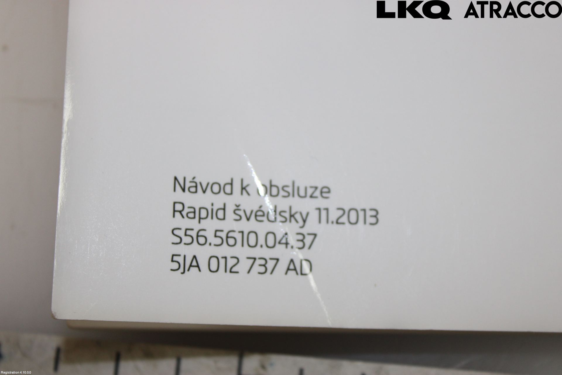 Skoda RAPID Instruktionsbok