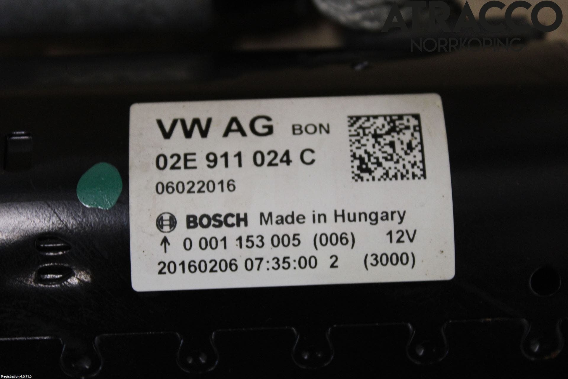 Volkswagen VW CADDY 11-15 Startmotor Diesel