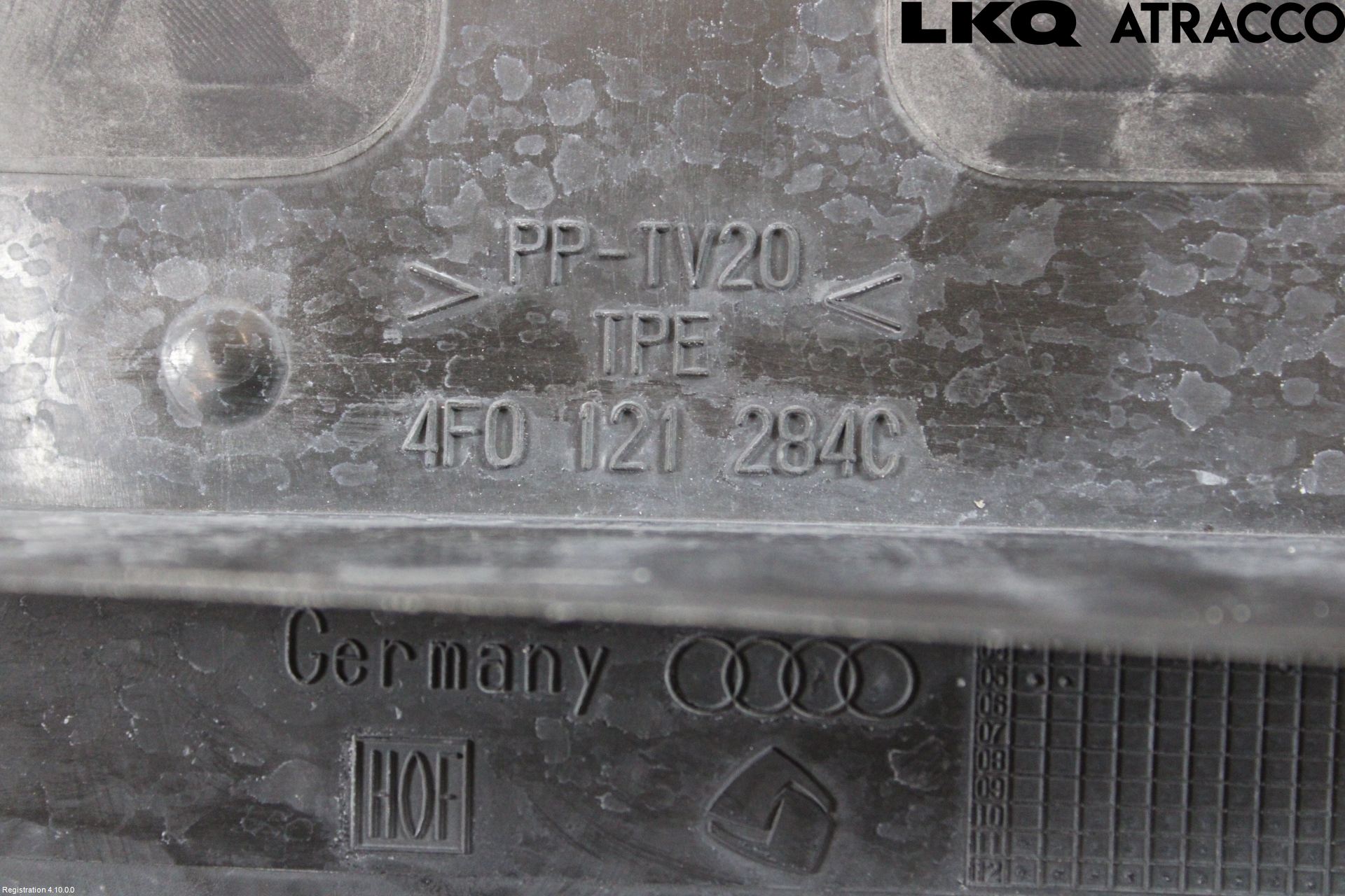 Audi A6/S6     05-11 Deflektor Plåt-Plast Kylning