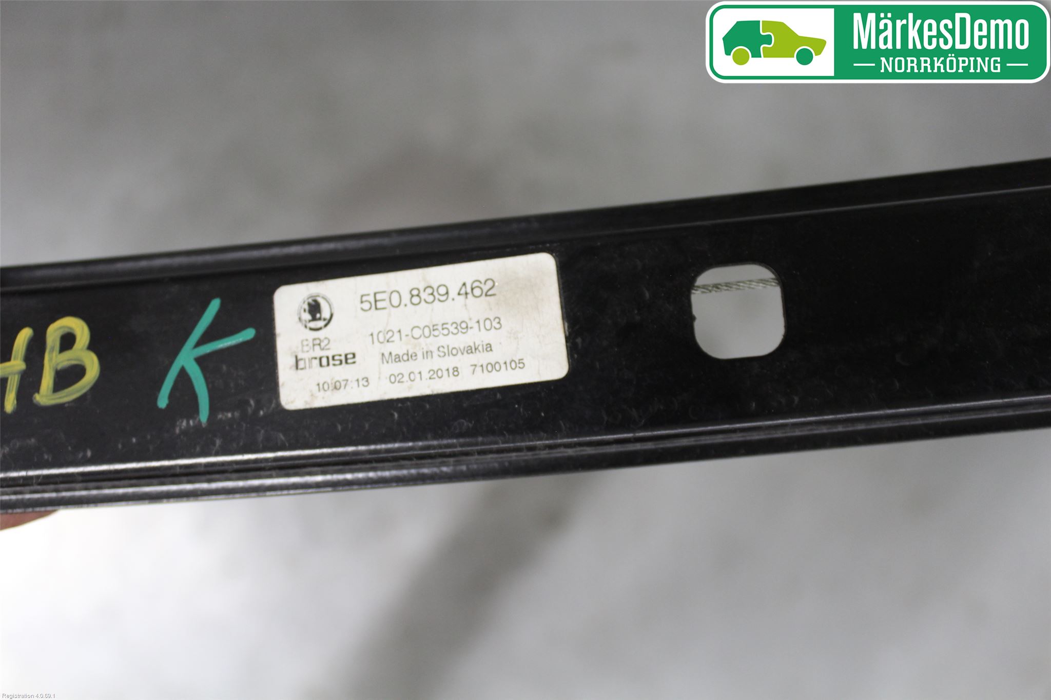 Skoda OCTAVIA (5E) 13-20 Fönsterhiss El Kompl