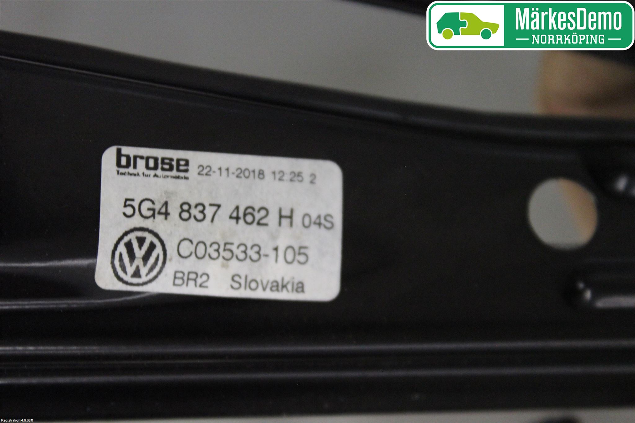 Volkswagen VW GOLF / E-GOLF VII 13-20 Fönsterhiss El Kompl