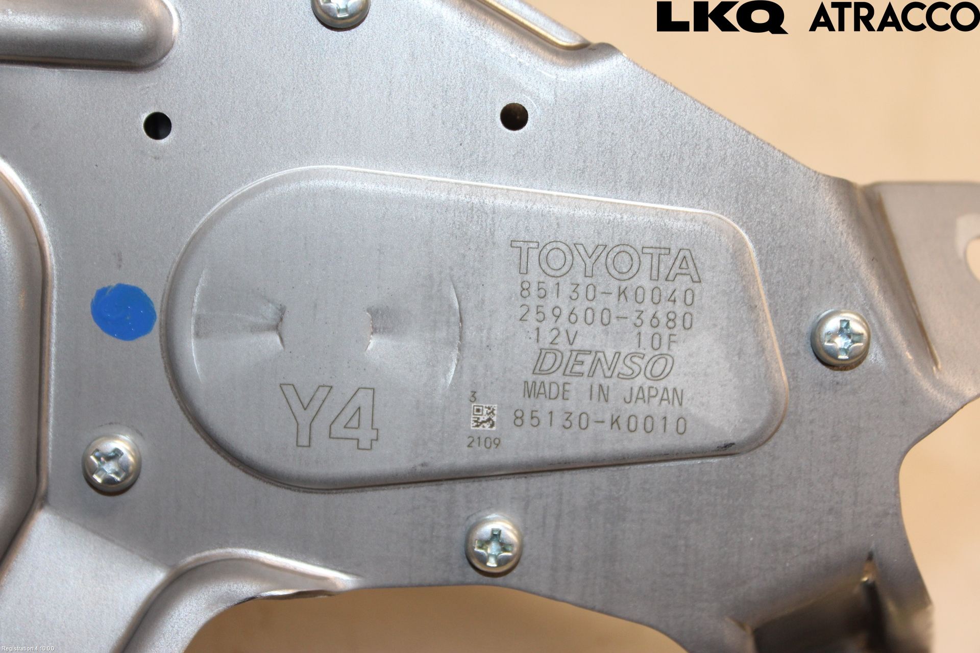 Toyota AYGO X AB70 22- Torkarmotor Baklucka