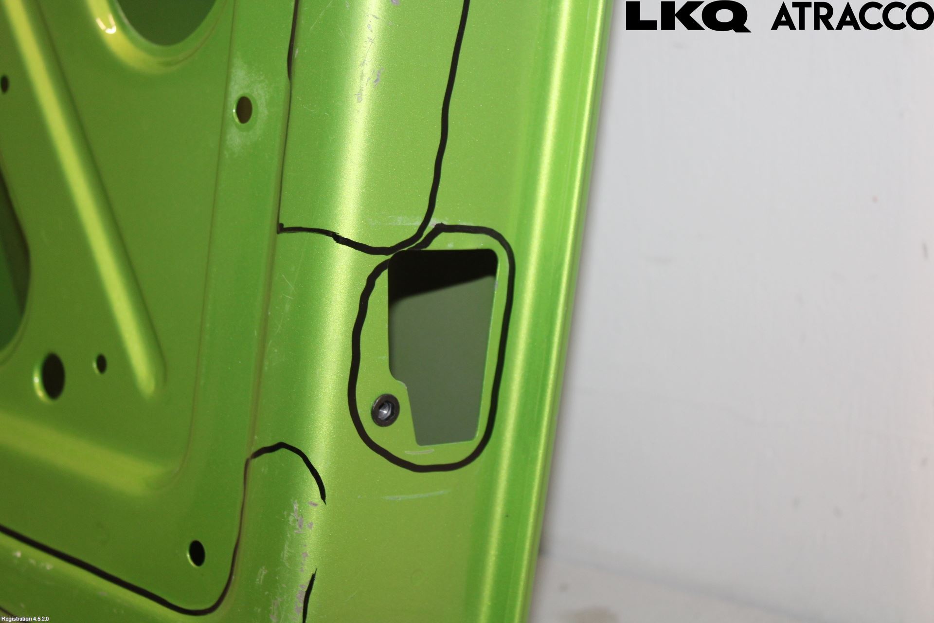 Volkswagen VW CADDY 11-15 Dörr Bak Van-Skåp Höger