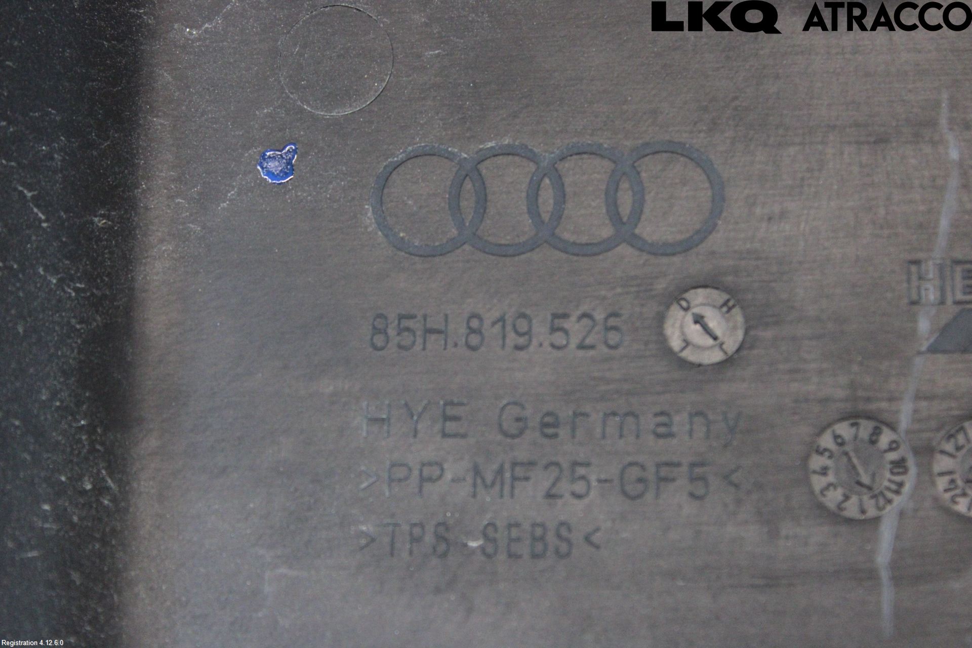 Audi Q6 E-TRON CN 24- Torpedplåt-Torpedplast