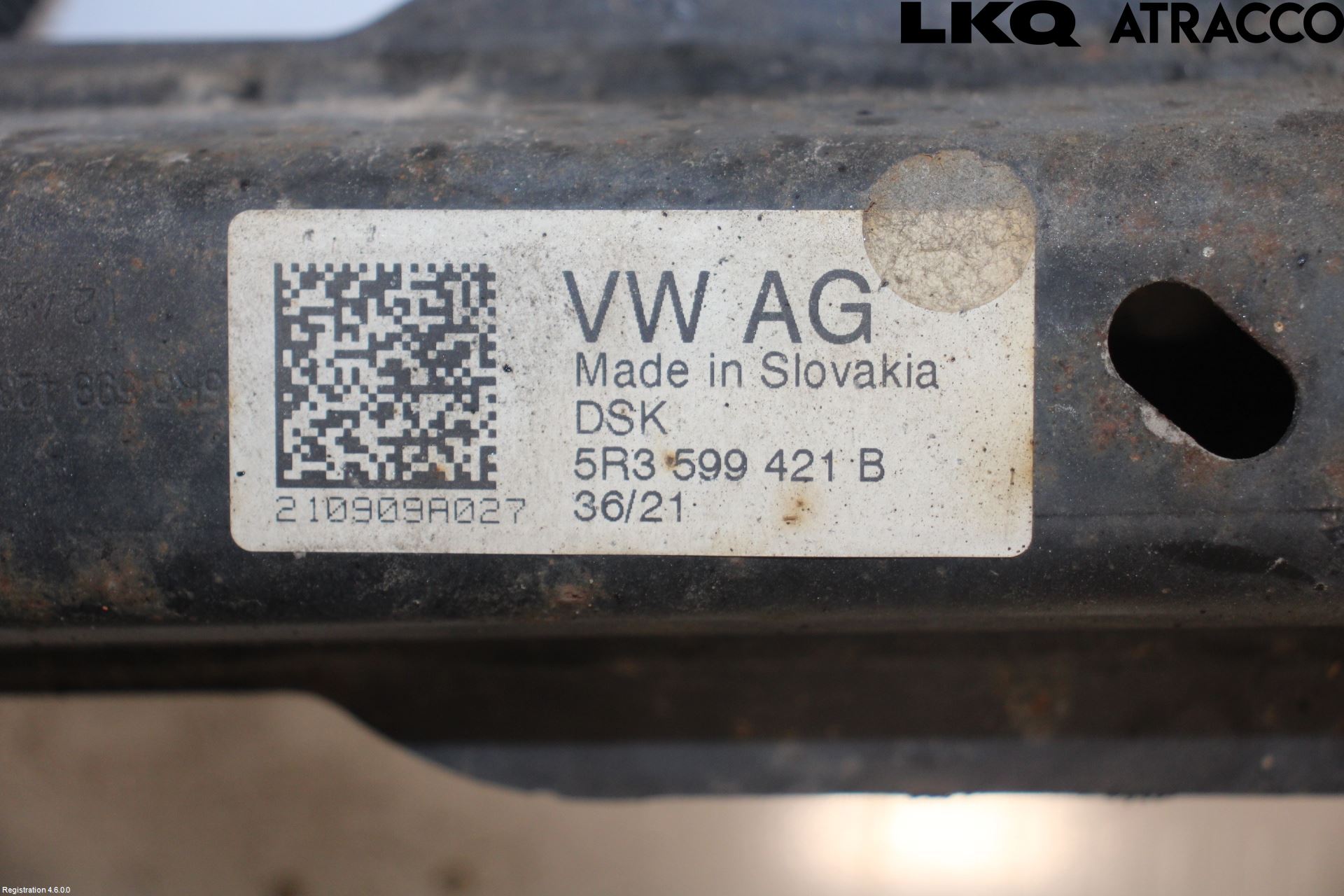 Volkswagen VW CADDY 21- Växellådsbalk