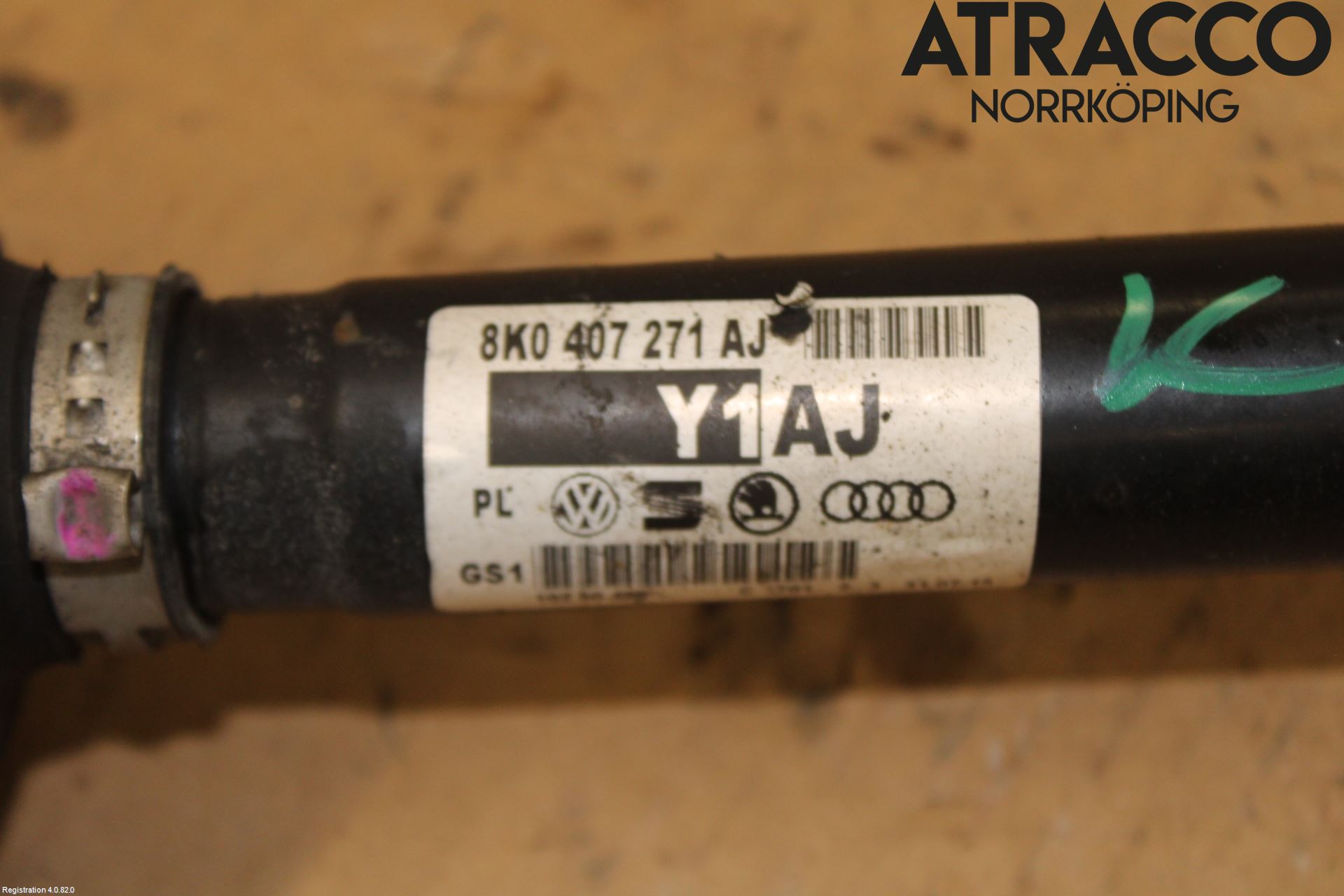 Audi A4 12-15 Drivaxel Fram Vänster