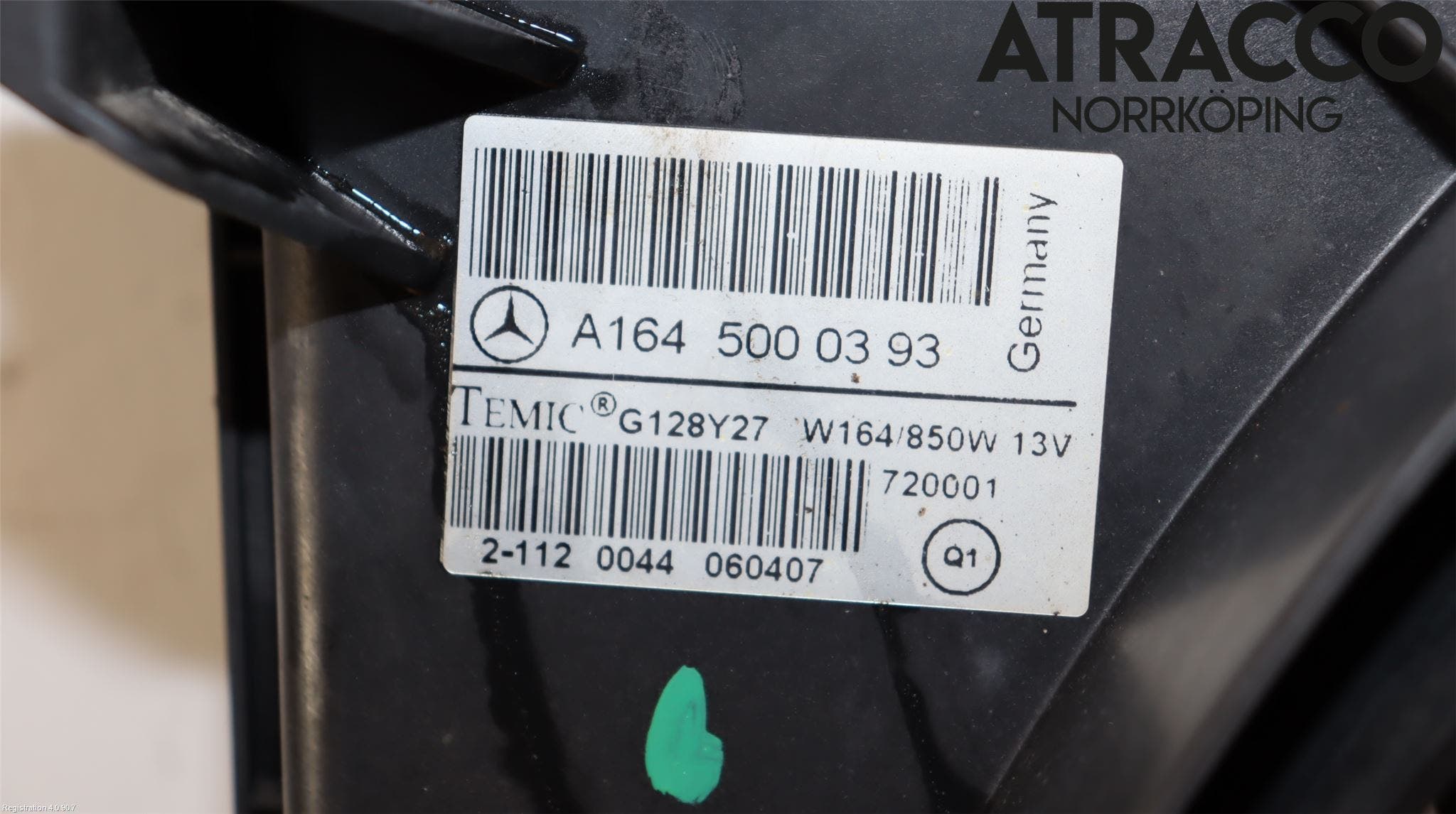 Mercedes-Benz MB ML (W164) 05-11 Kylfläkt El