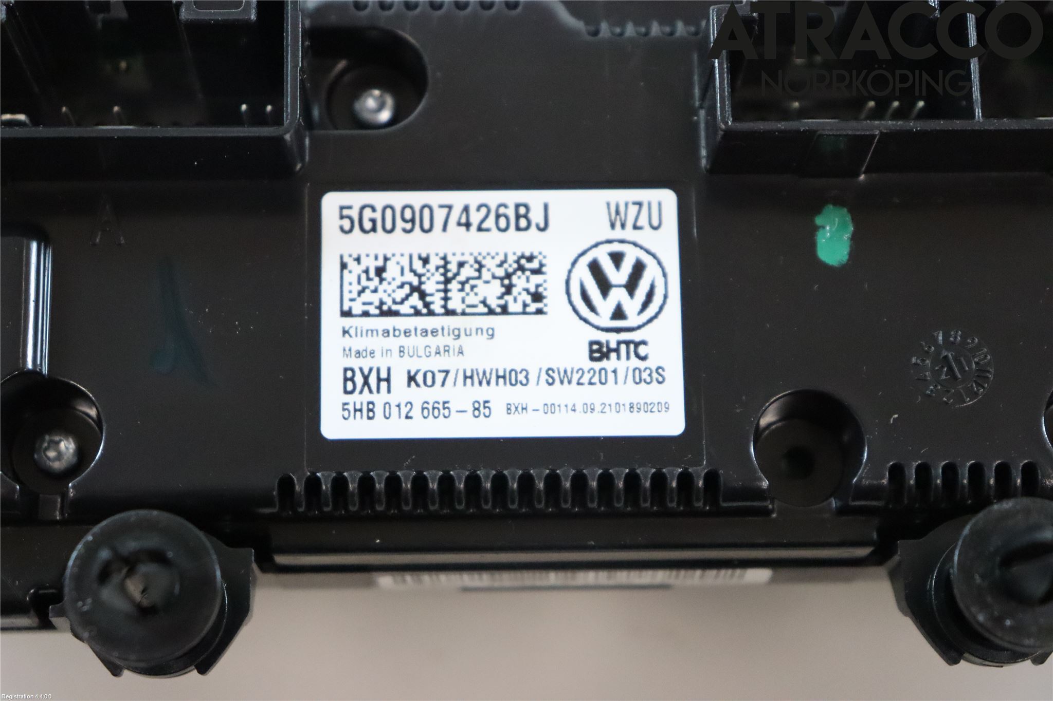 Volkswagen VW T-ROC 18- Värmereglage