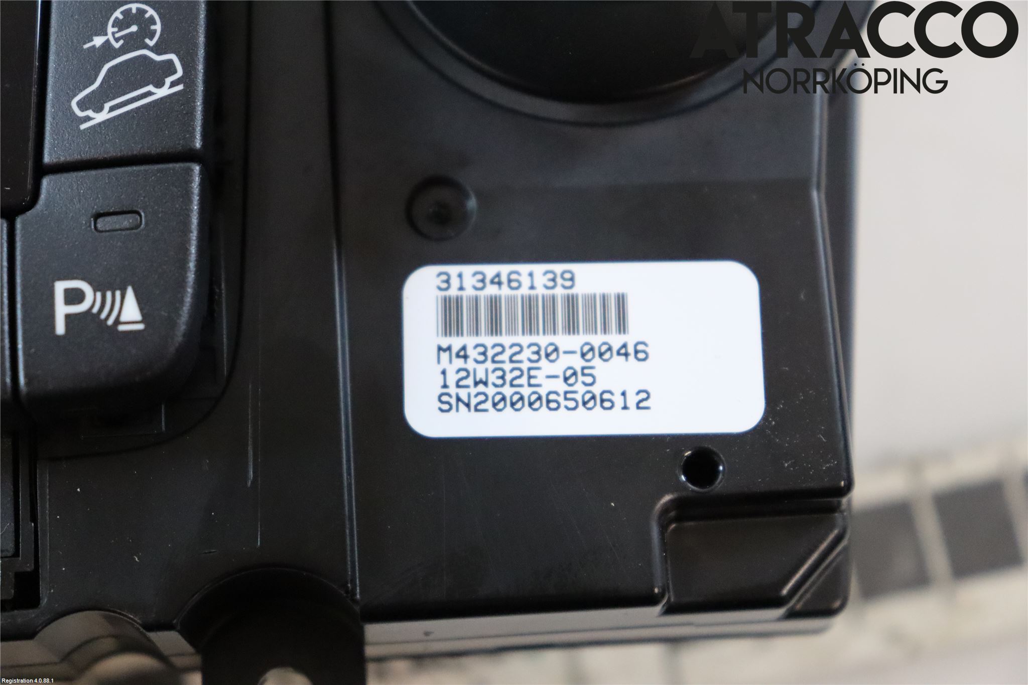 Volvo XC70 08-13 Värmereglage