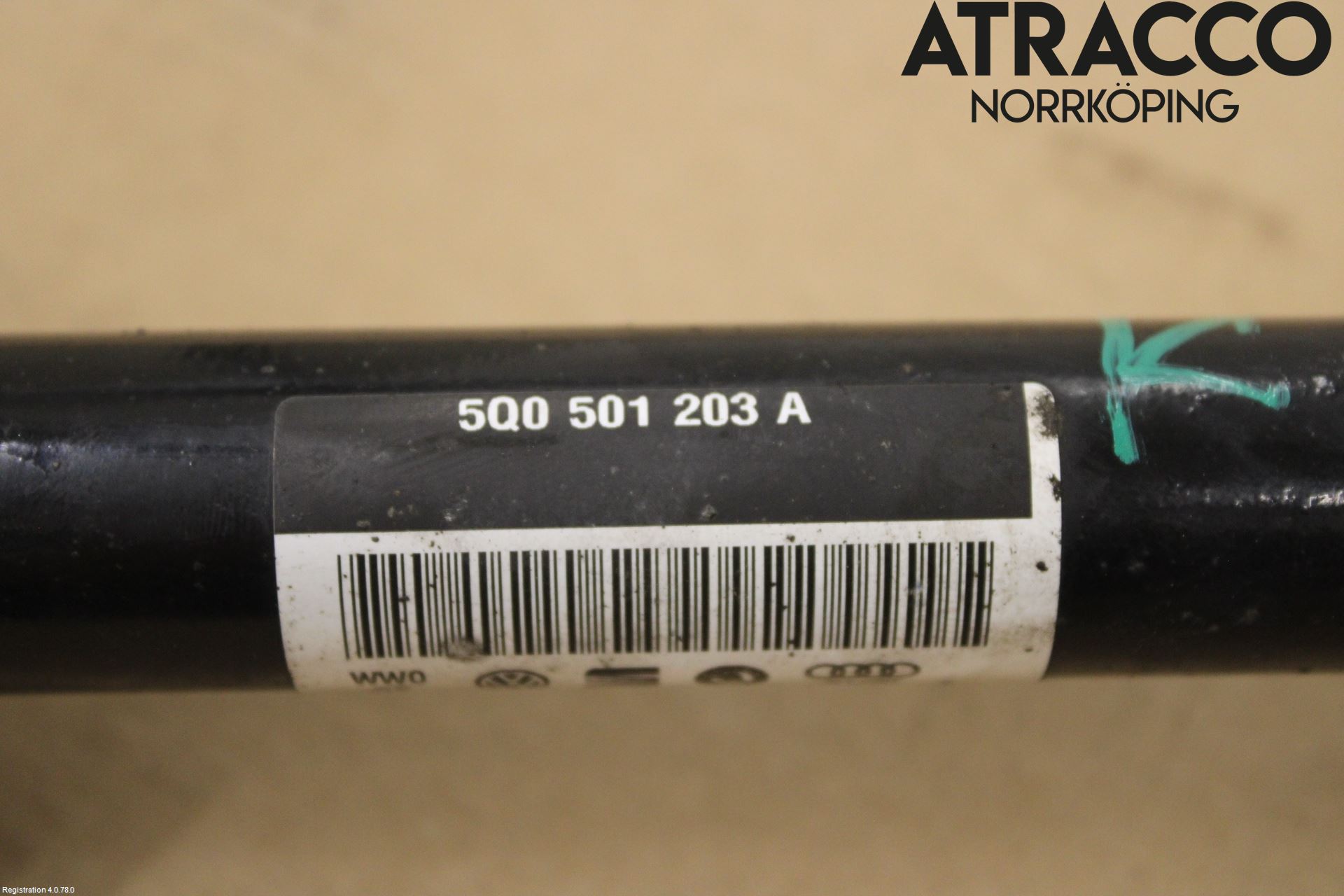 Volkswagen VW GOLF / E-GOLF VII 13-20 Drivaxel Bak Vänster