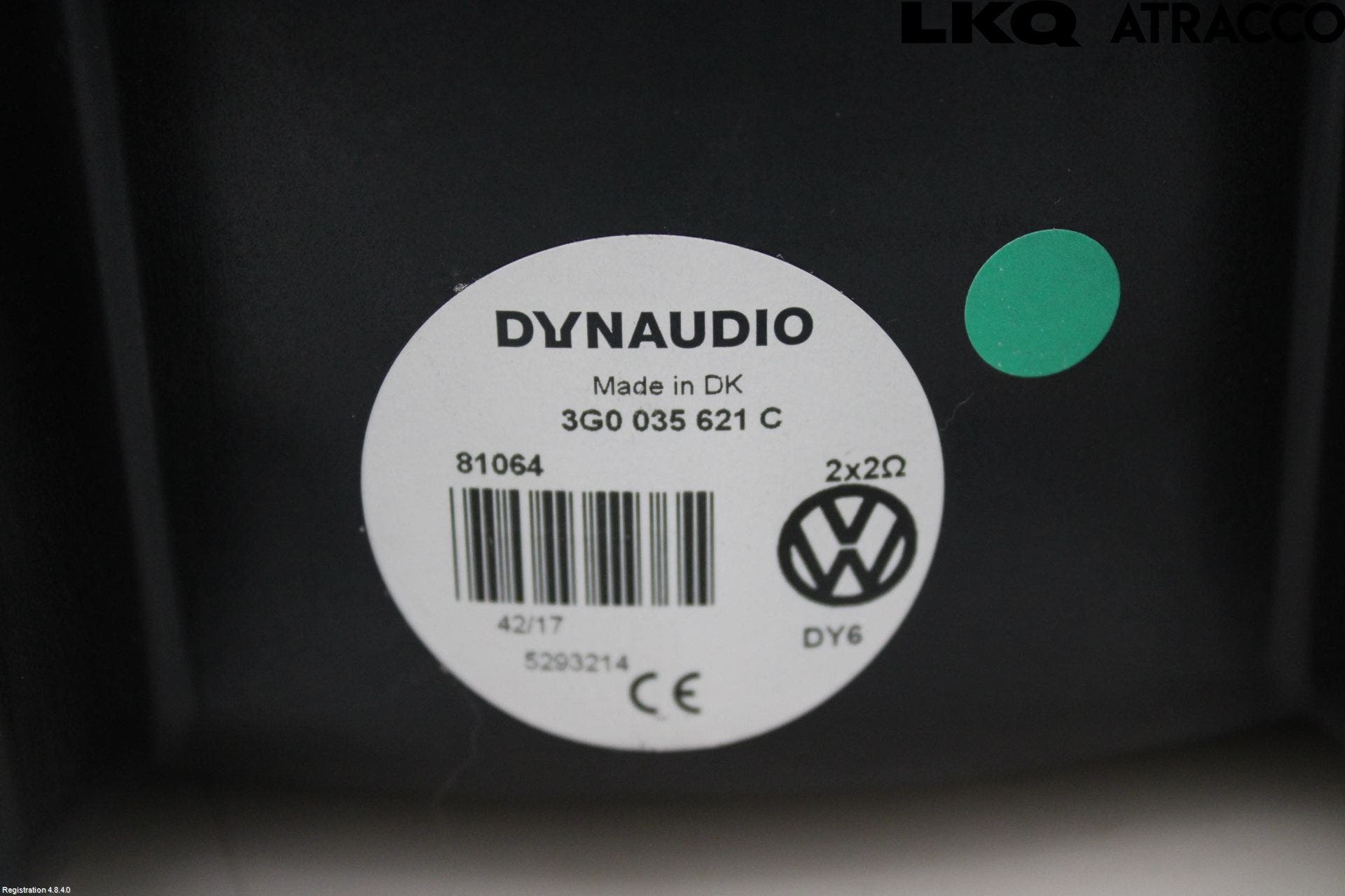 Volkswagen VW PASSAT 15-19 Högtalare