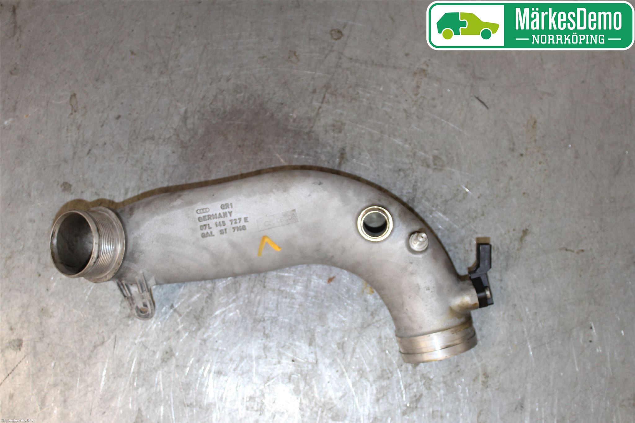 Audi A6/S6     05-11 Laddluft-Intercoolerrör