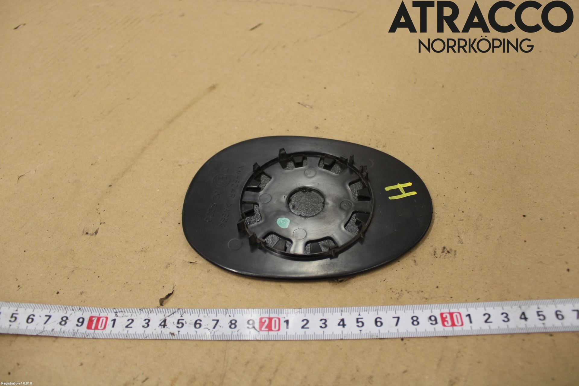 Peugeot 107 Spegelglas Hö