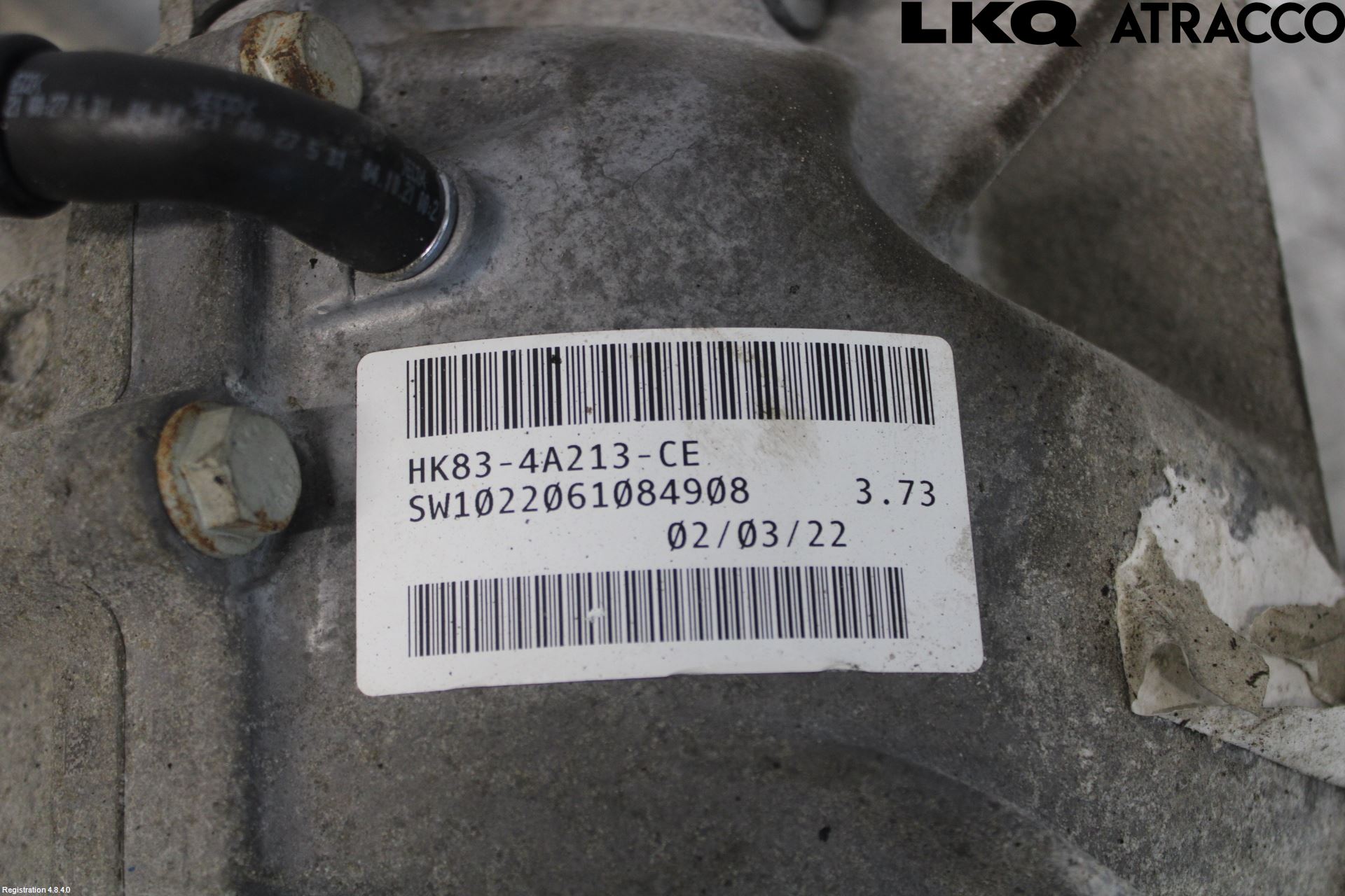 Jaguar F-PACE Bakväxel-Diff