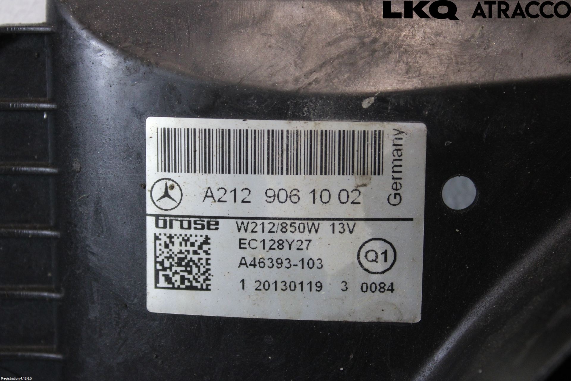 Mercedes-Benz MB E-KLASS (W212) 09-16 Kylfläkt El