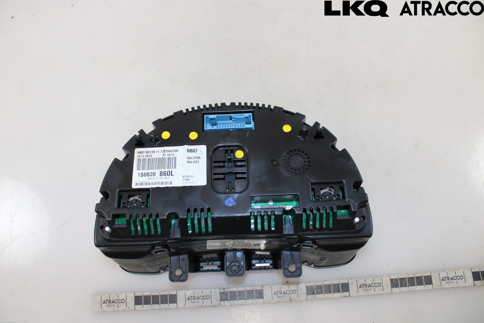 Volkswagen VW UP! / E-UP! Instrument Komb