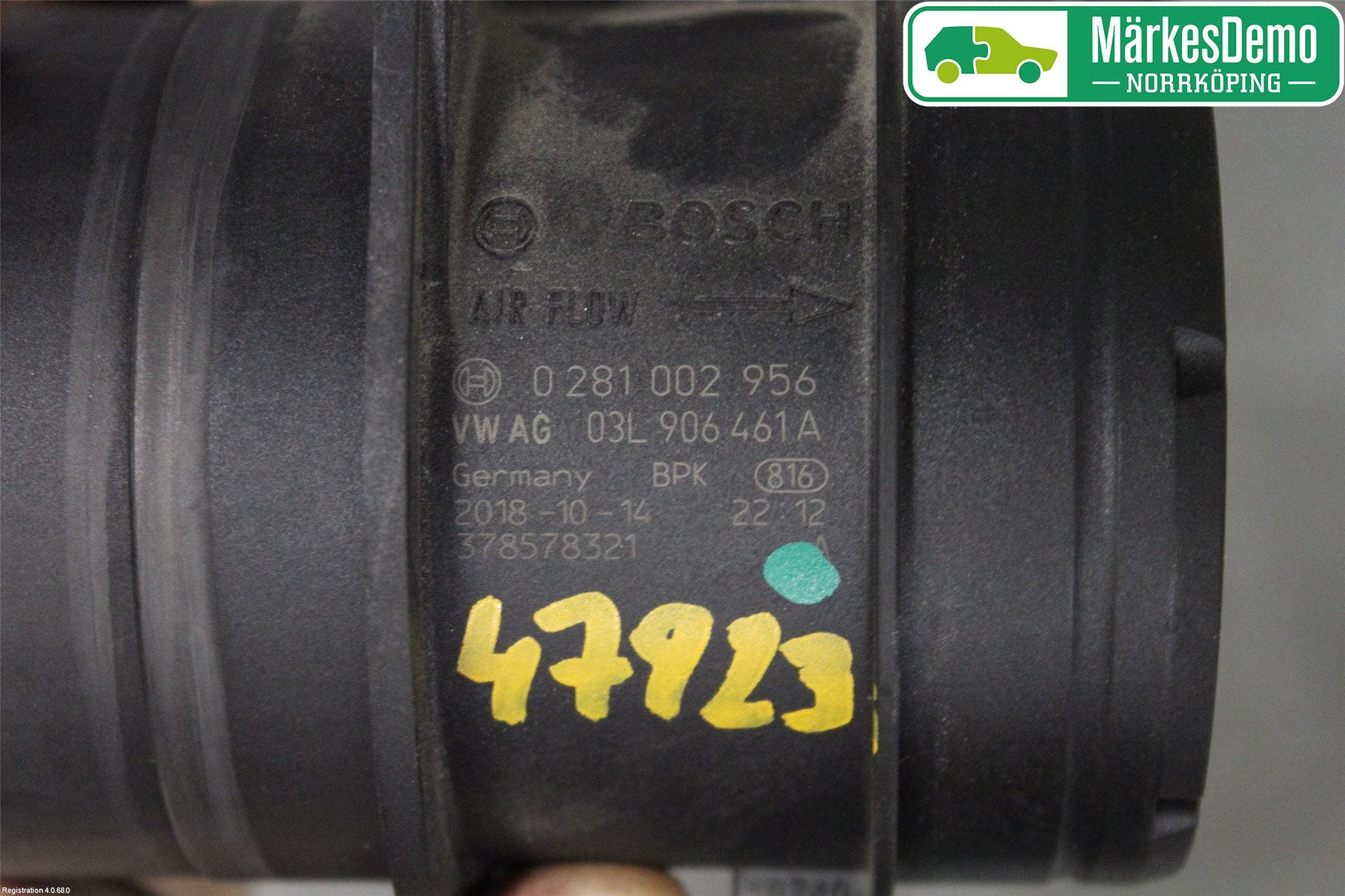 Volkswagen VW TIGUAN 16-24 Injluftmassamätare