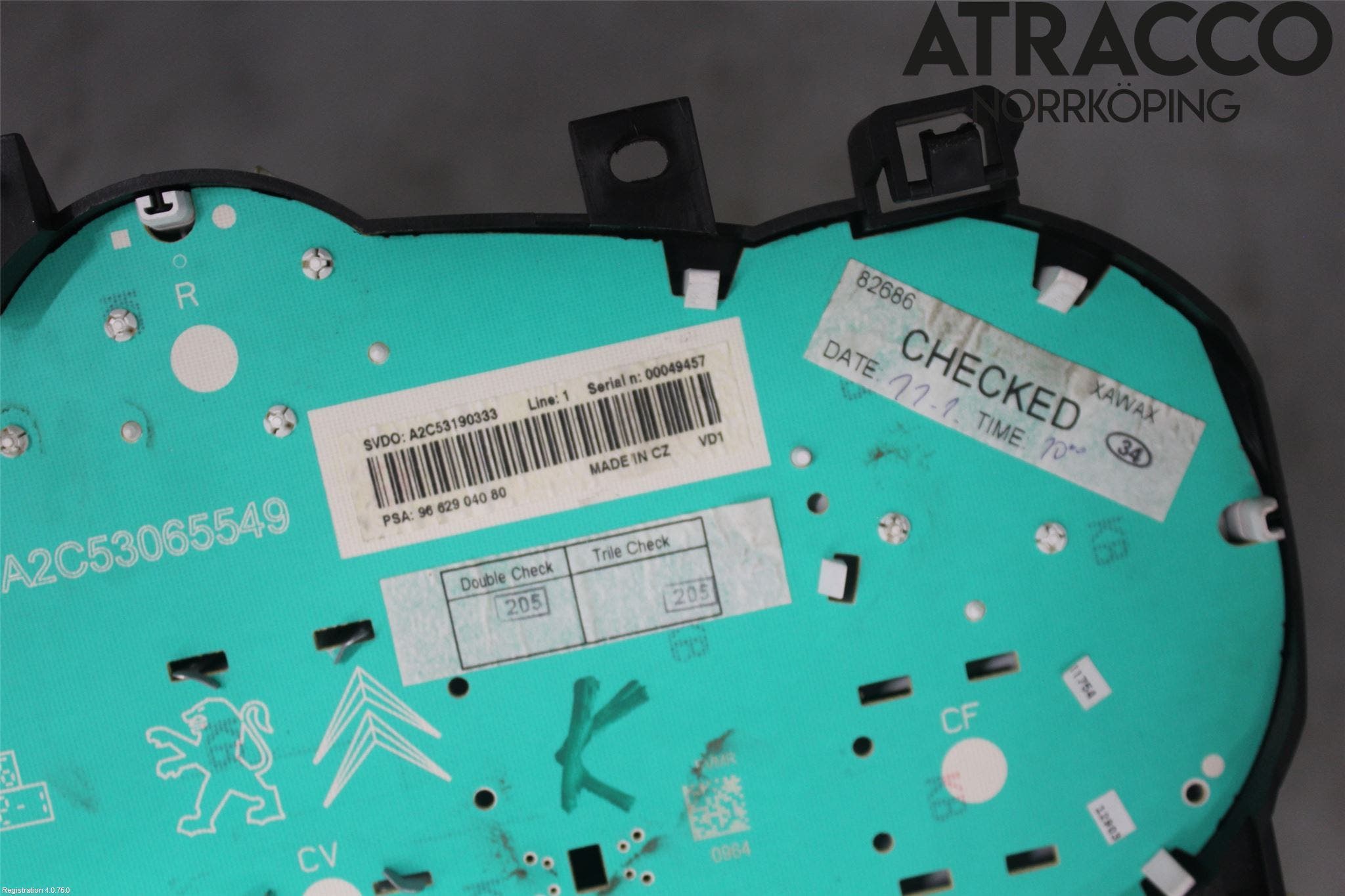 Peugeot 207 Instrument Komb