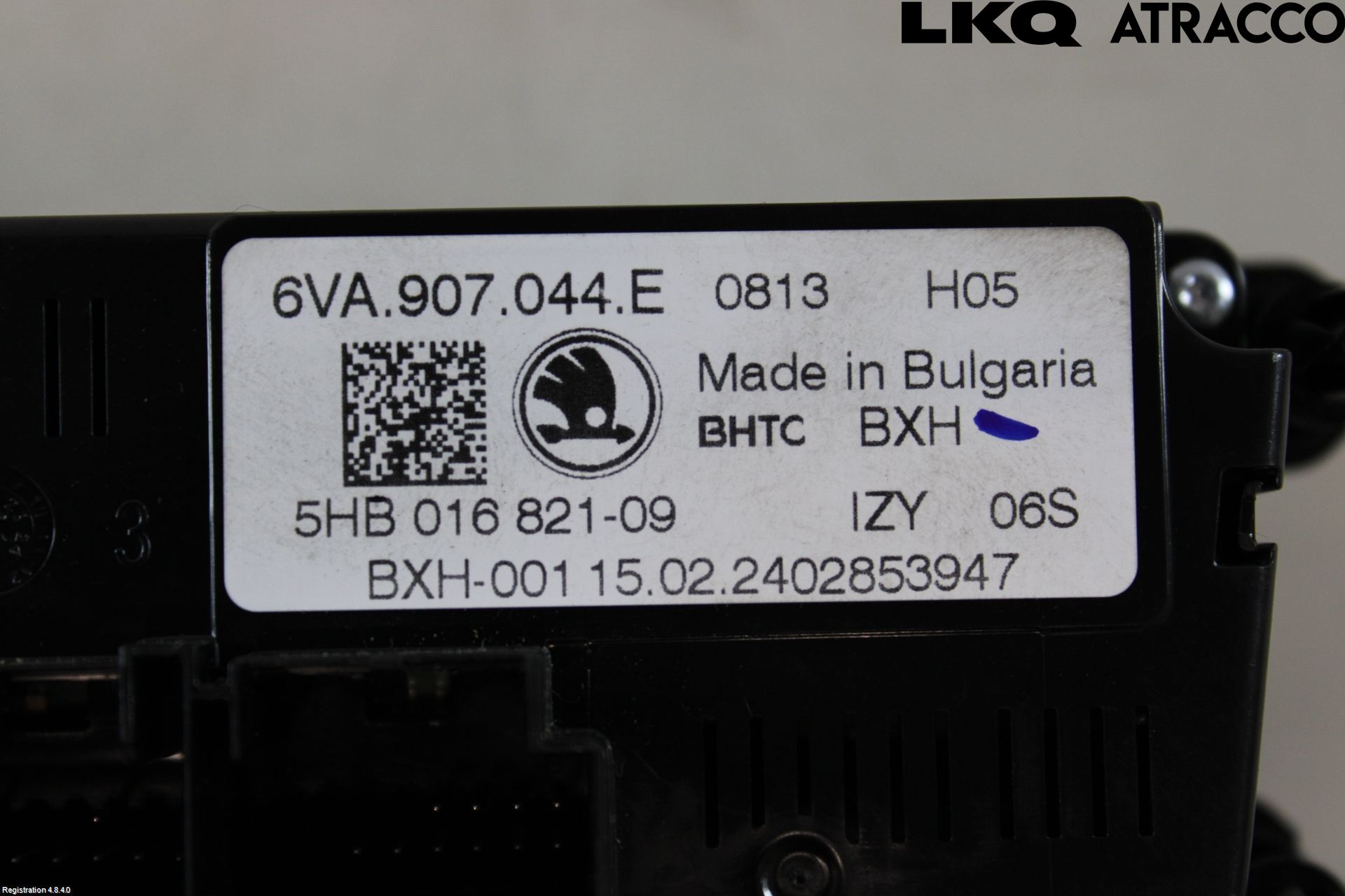 Skoda FABIA 22- Värmereglage