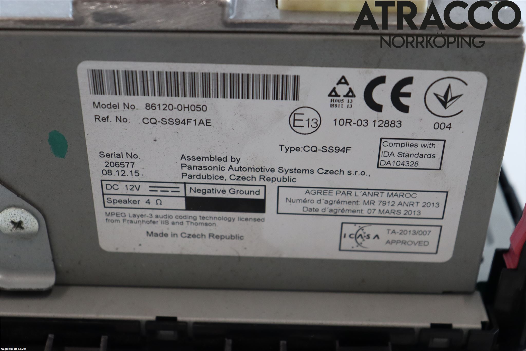 Peugeot 108 15-22 Cd Radio - Multimediapanel