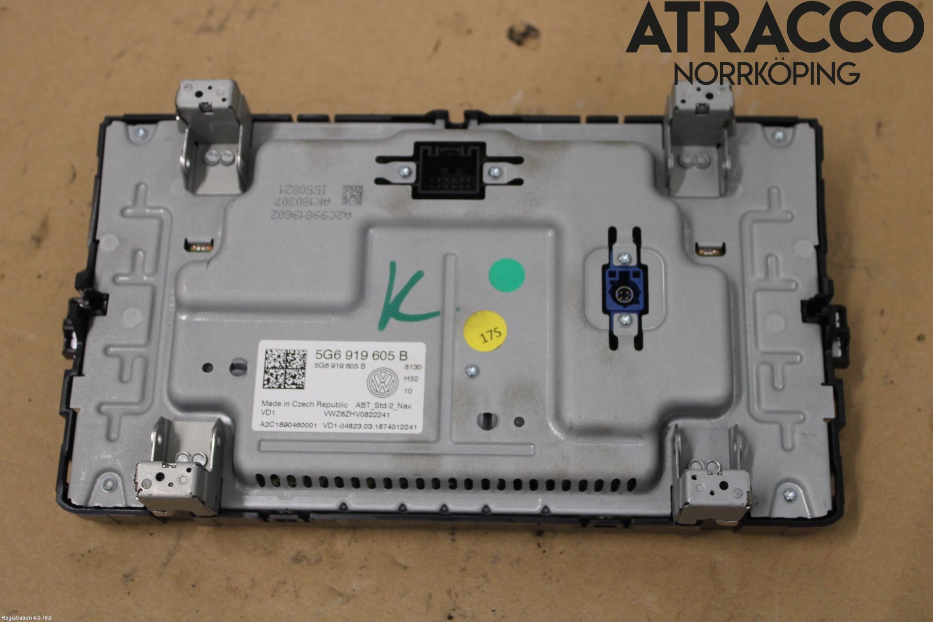 Volkswagen VW TIGUAN 16-24 Multifunktionsdisplay