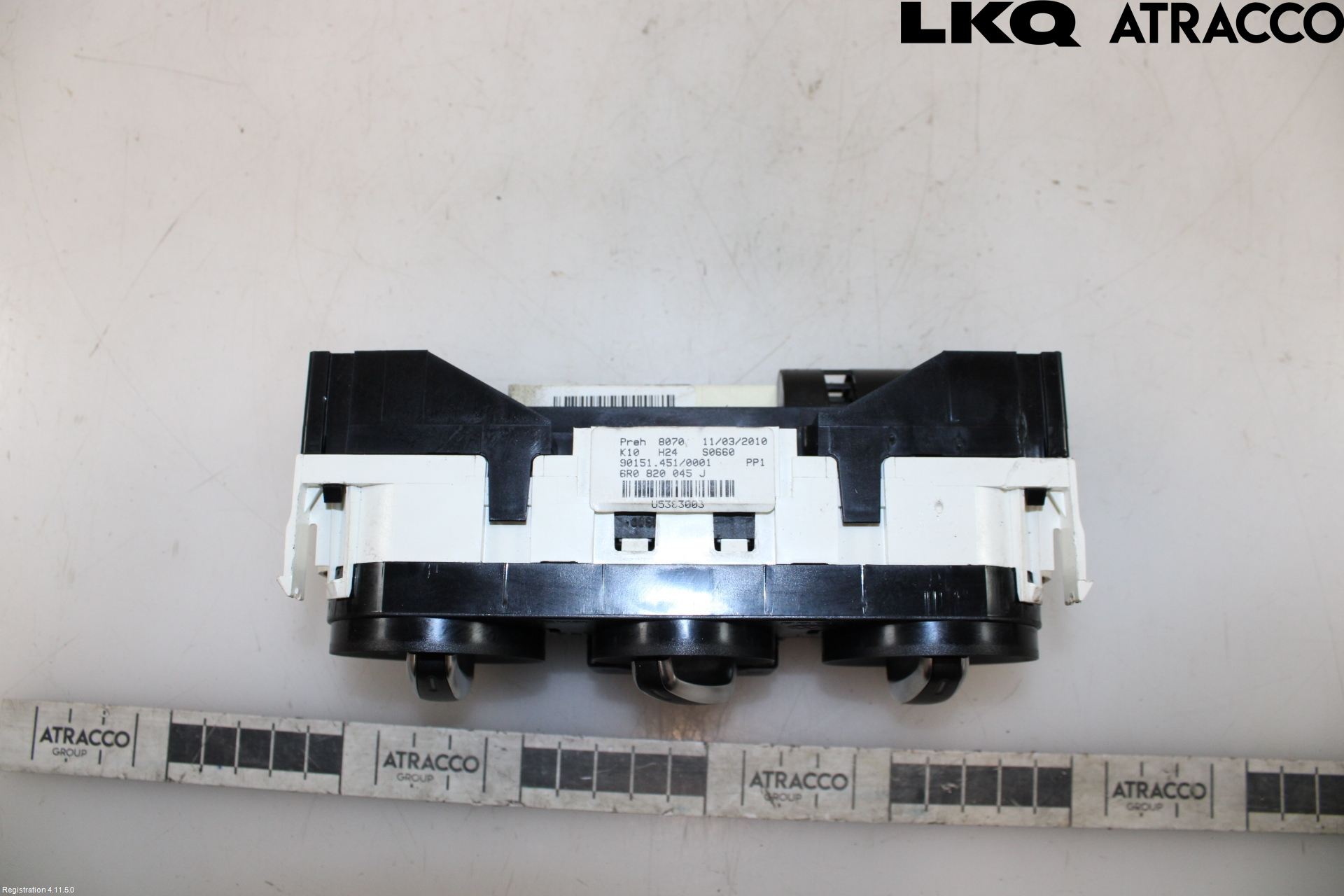 Volkswagen VW POLO 10-17 Värmereglage