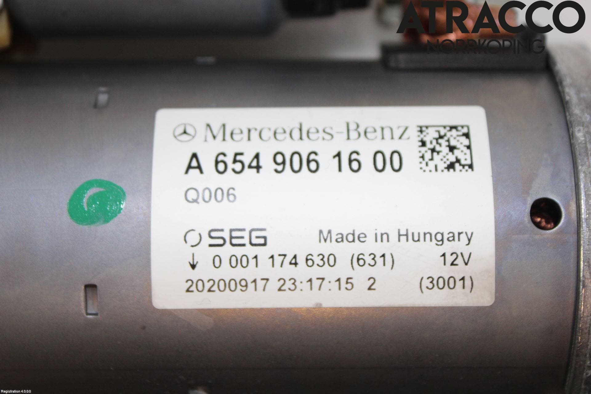 Mercedes-Benz MB C-KLASS (W205) 14-21 Startmotor Diesel