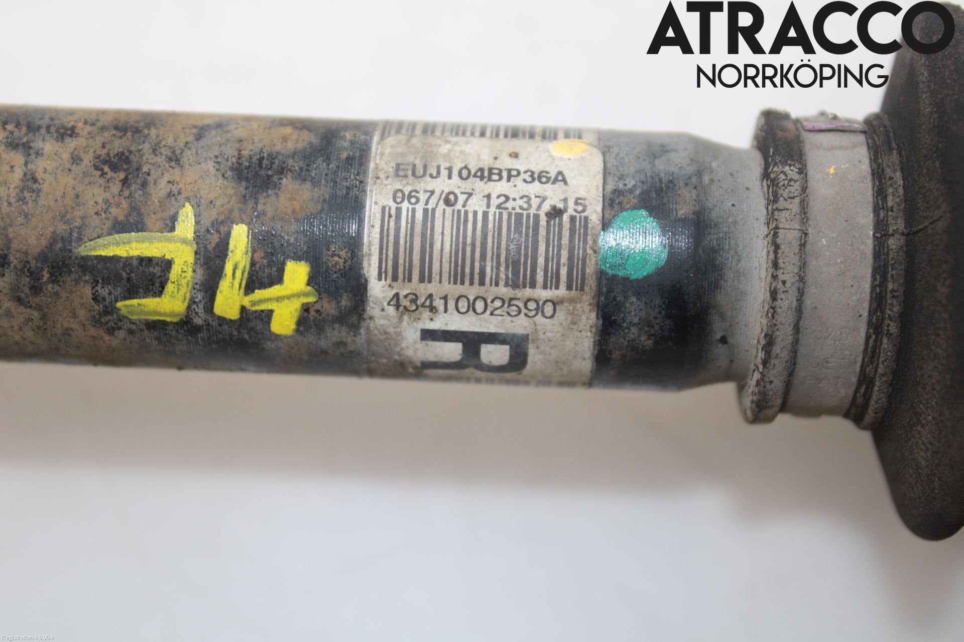 Toyota AURIS 07-09 Drivaxel Fram Höger