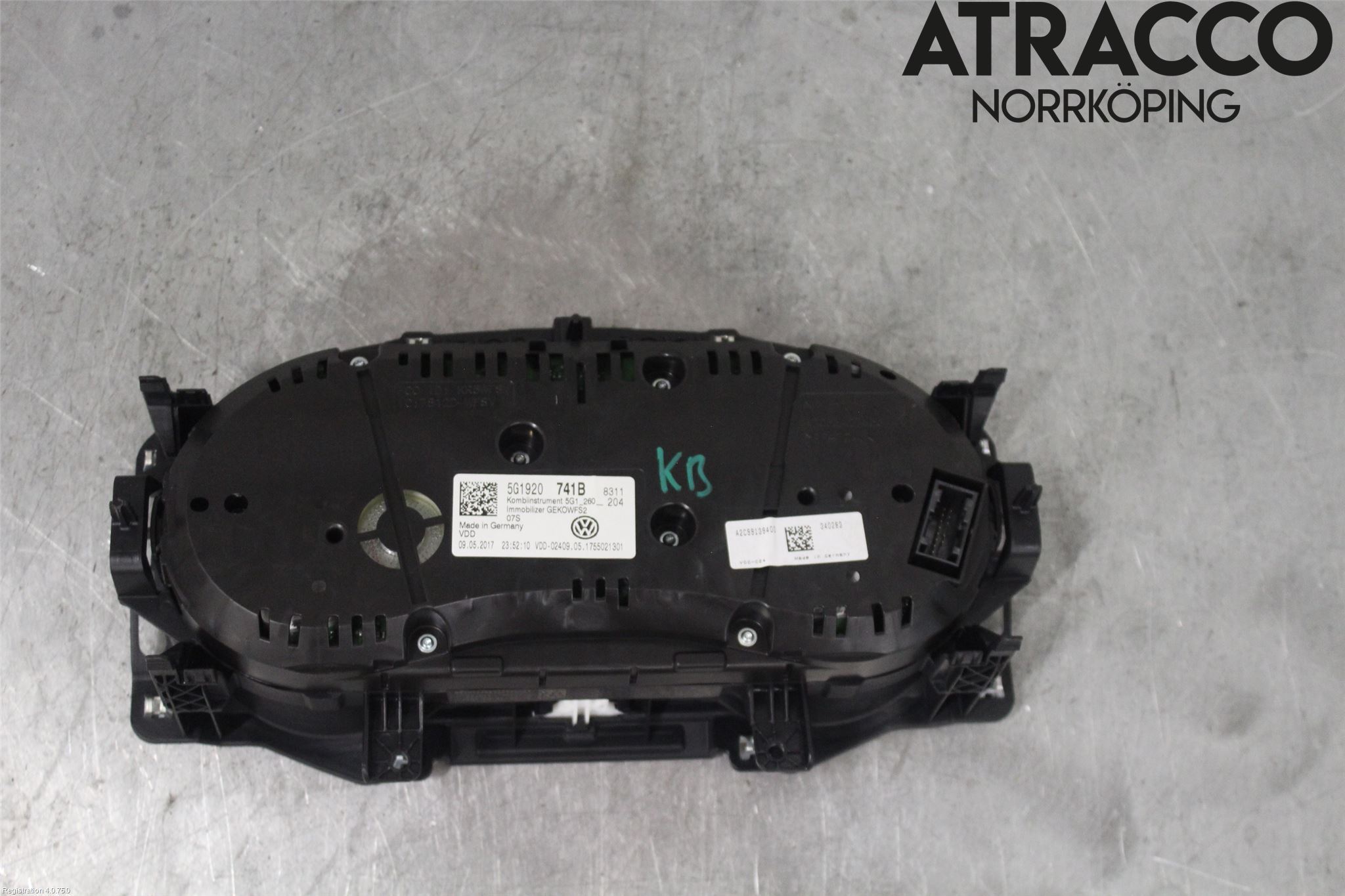 Volkswagen VW GOLF / E-GOLF VII 13-20 Instrument Komb