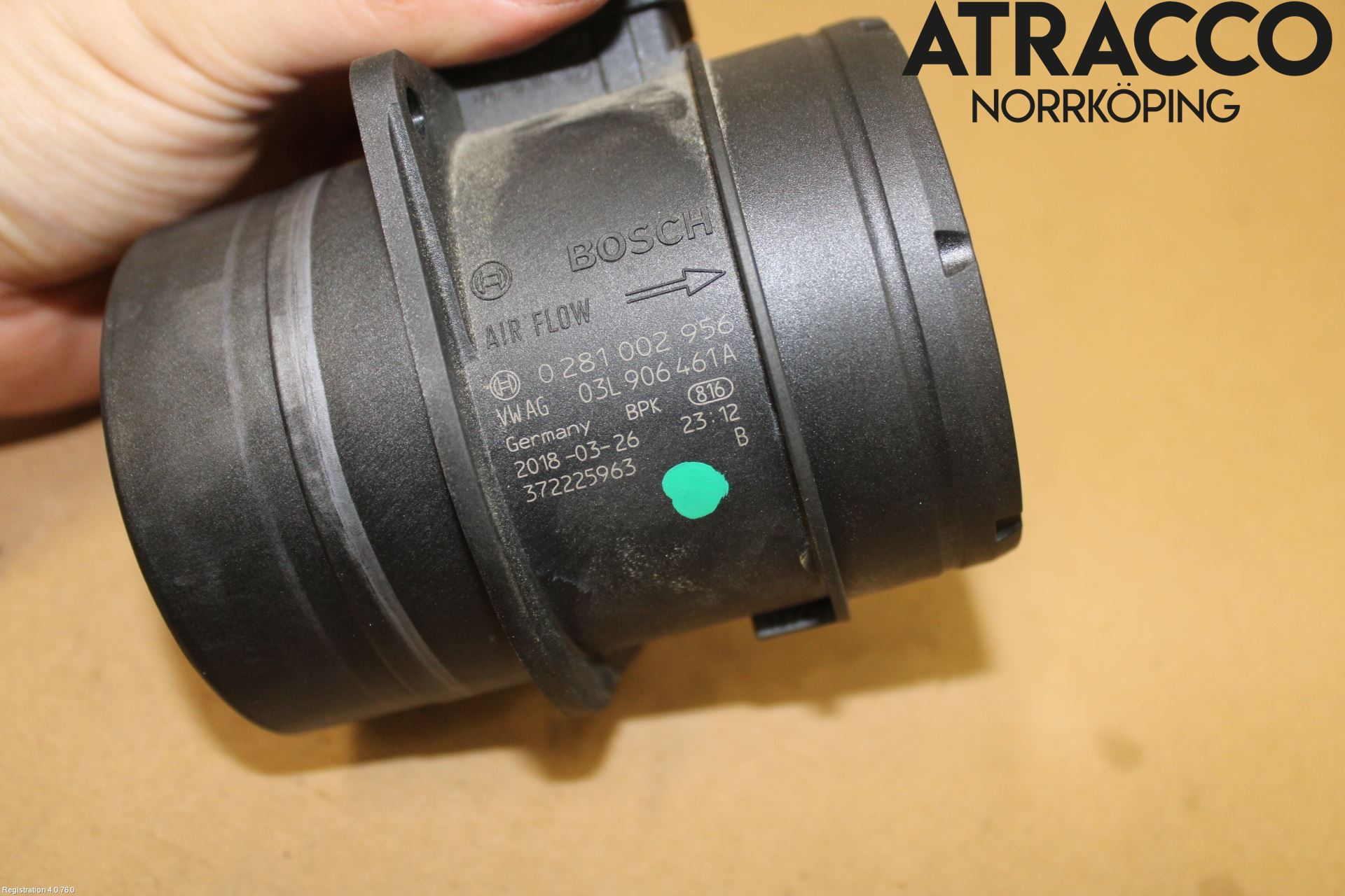 Audi Q2/SQ2 17- Injluftmassamätare