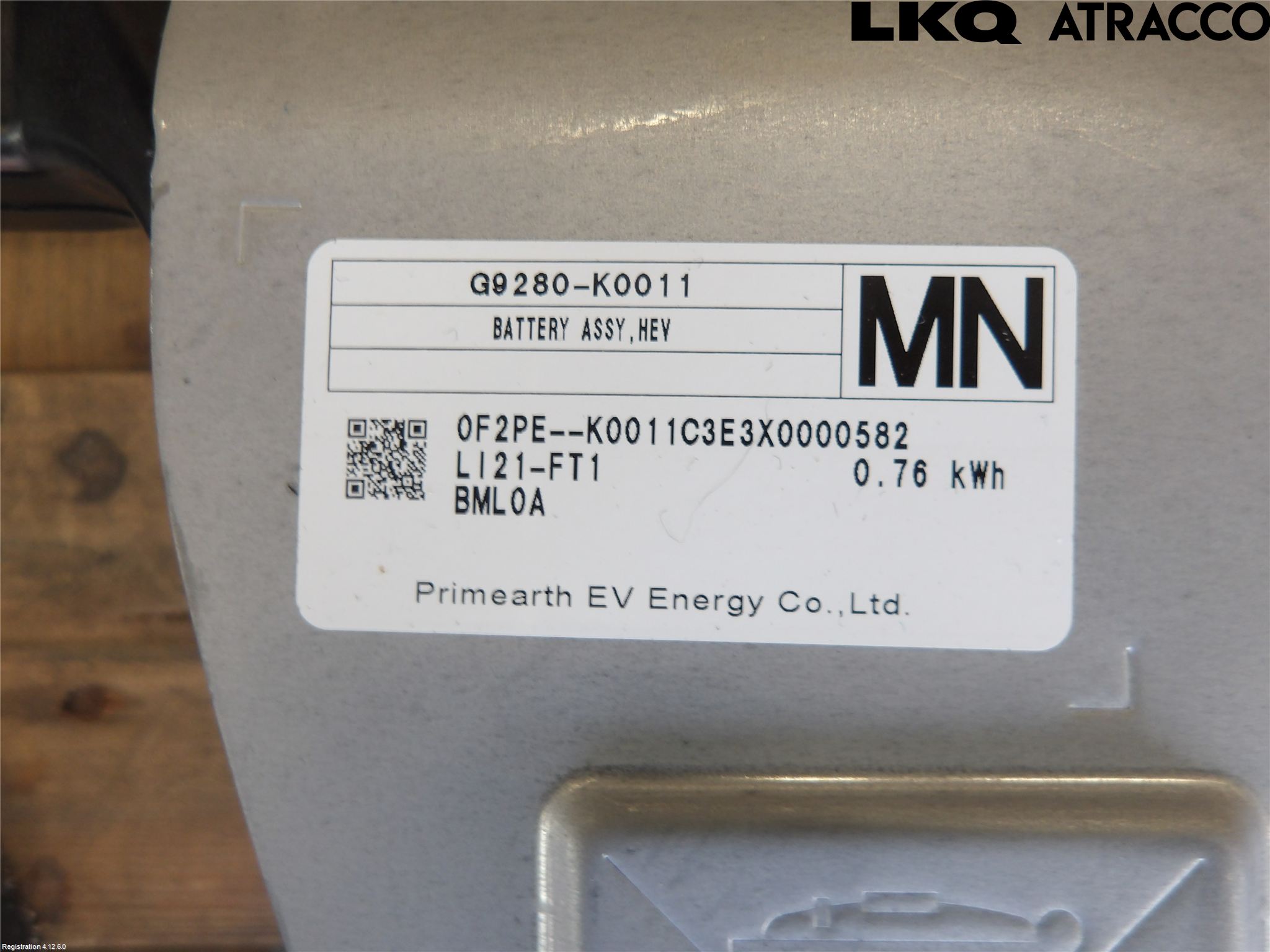 Toyota YARIS XP21 20- Batteri Högspänning