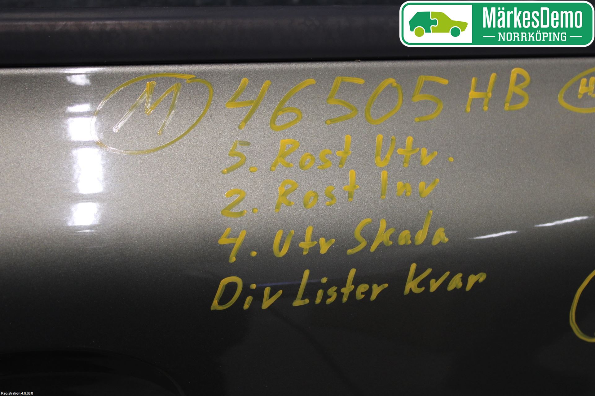 Volvo V70 08-13 Dörr Bak Höger