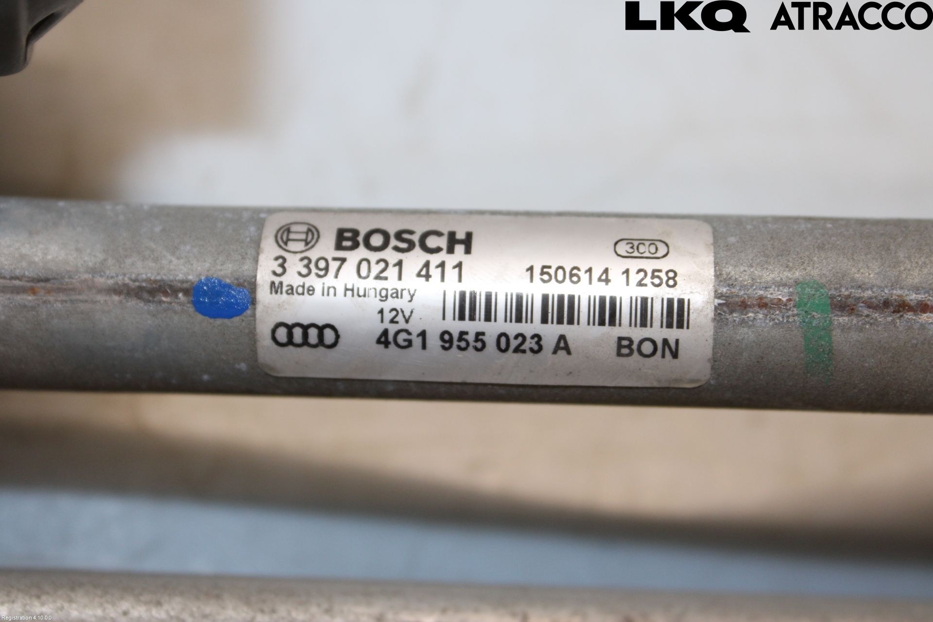 Audi A6/S6 4G 11-18 Torkarmekanism Vindruta