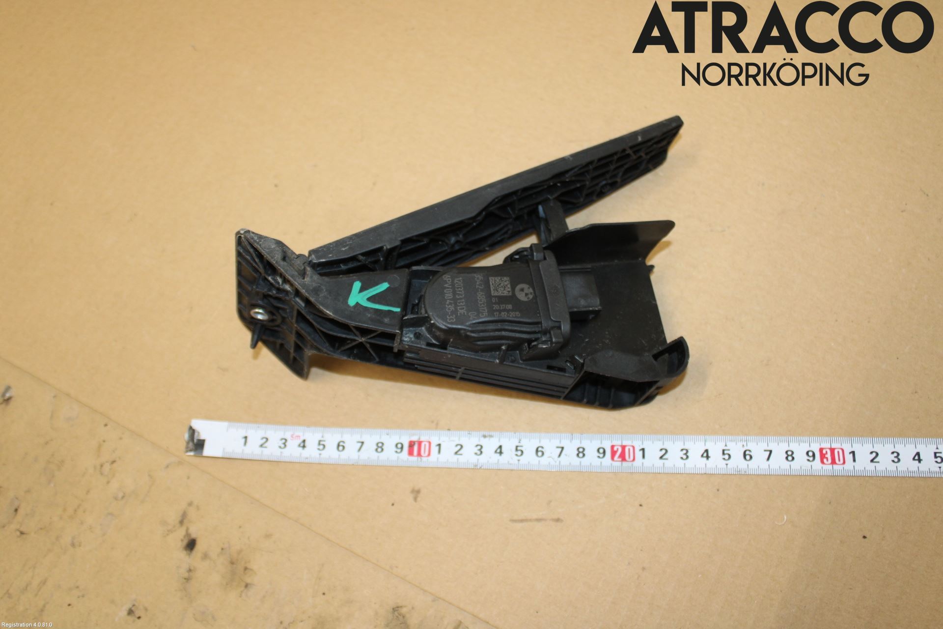 BMW 3 F30/F31/F80 12-19 Gaspedal