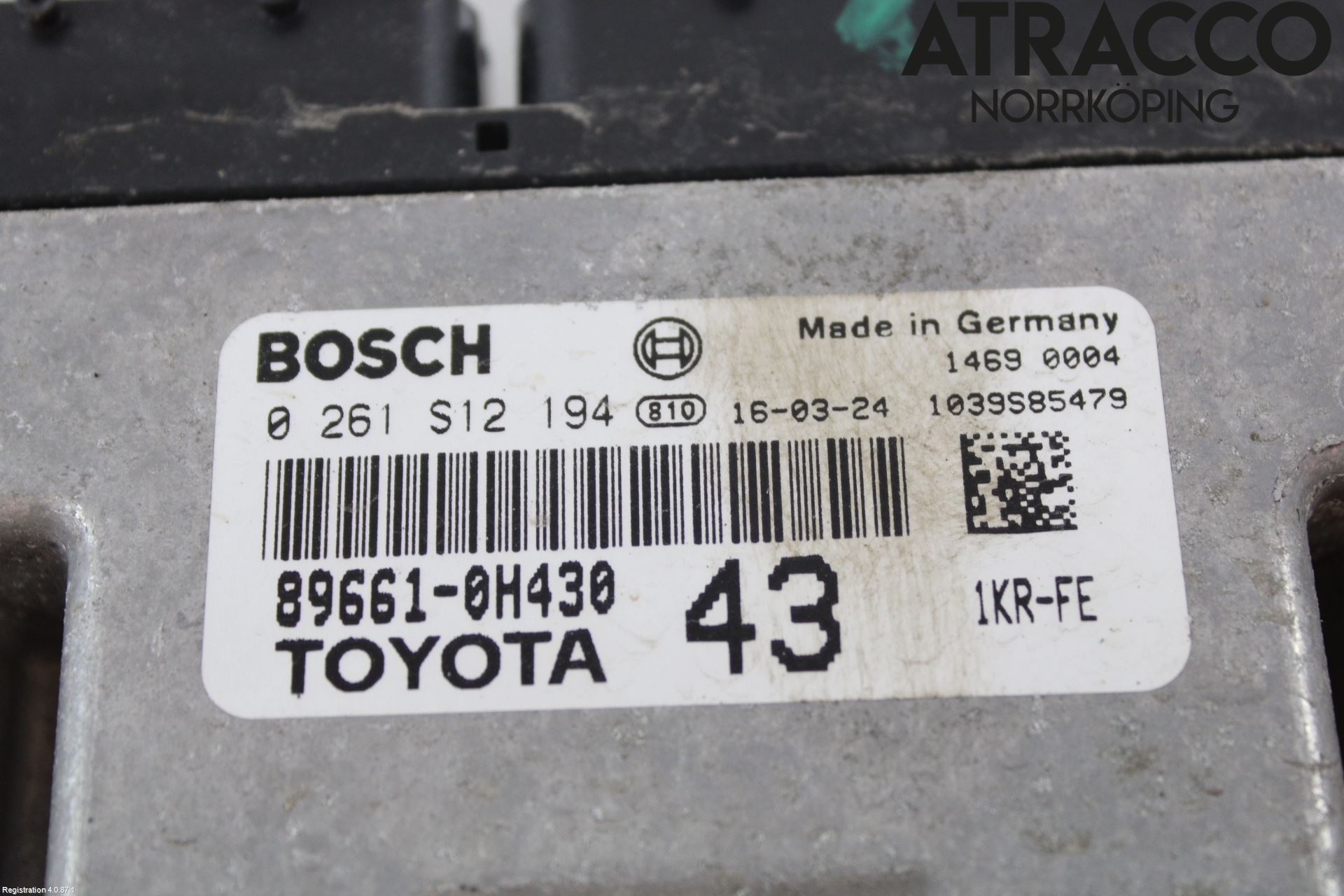 Toyota AYGO 15-21 Styrenhet Insprut Bensin