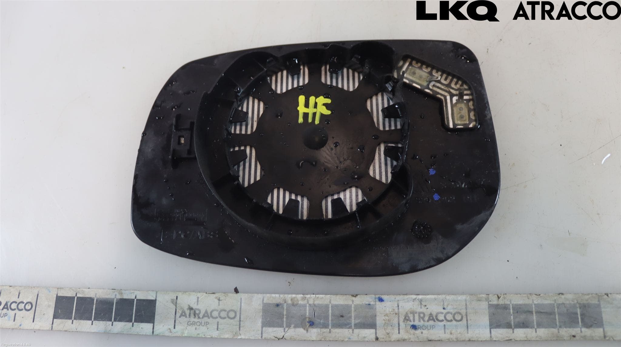 Toyota AURIS 10-12 Spegelglas Hö